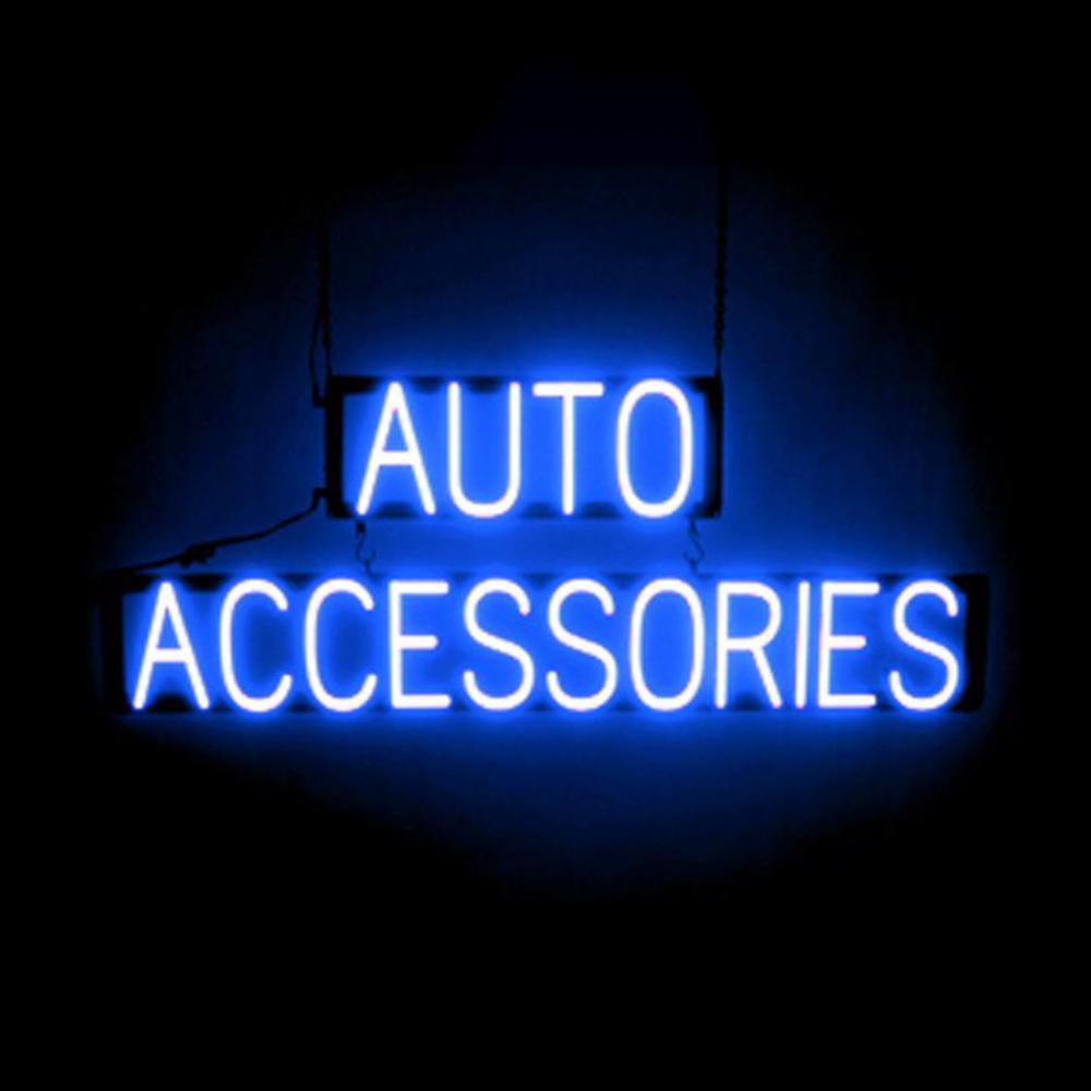 SpellBrite AUTO ACCESSORIES Sign | Neon Sign Look, LED Light | 40.0" x 15.0" - Picture 10 of 11