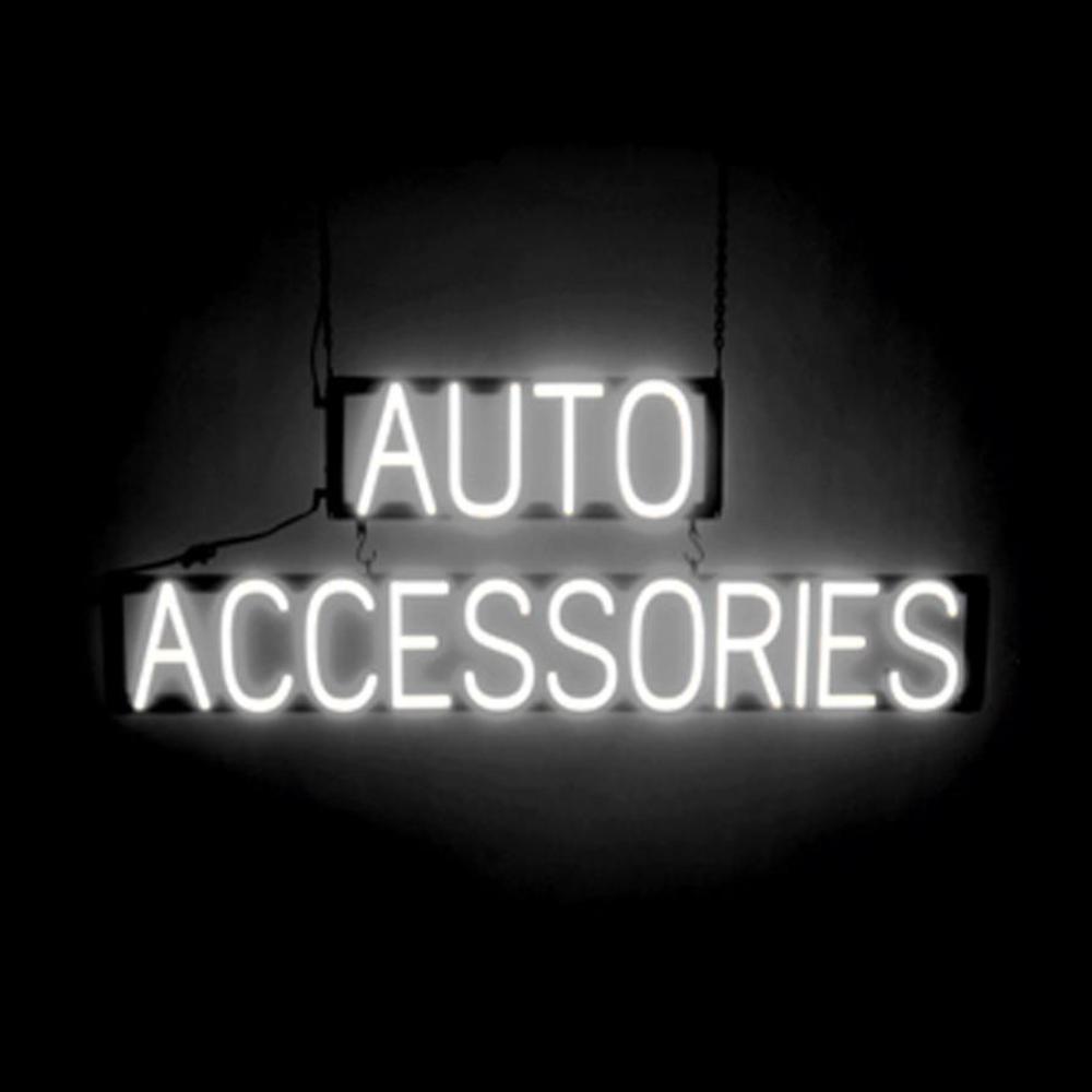 SpellBrite AUTO ACCESSORIES Sign | Neon Sign Look, LED Light | 40.0" x 15.0" - Picture 9 of 11