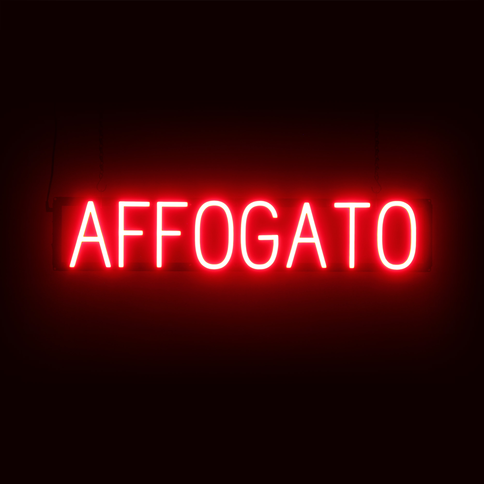 SpellBrite AFFOGATO Sign | Neon Affogato Sign Look, LED Light | 32.1&Prime; x 6.3&Prime;
