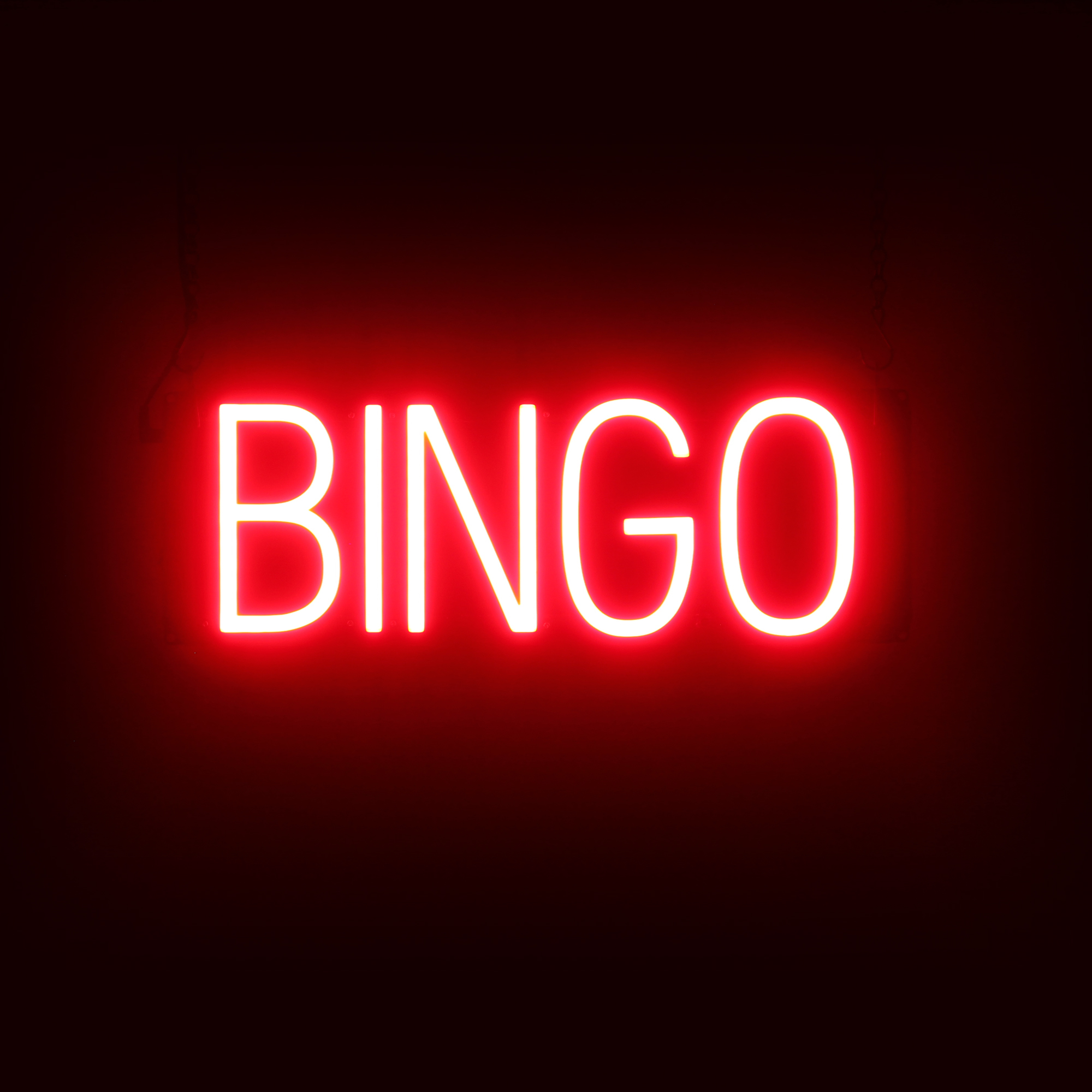 SpellBrite BINGO Sign | Neon Bingo Sign Look, LED Light | 18.3&Prime; x 6.3&Prime;