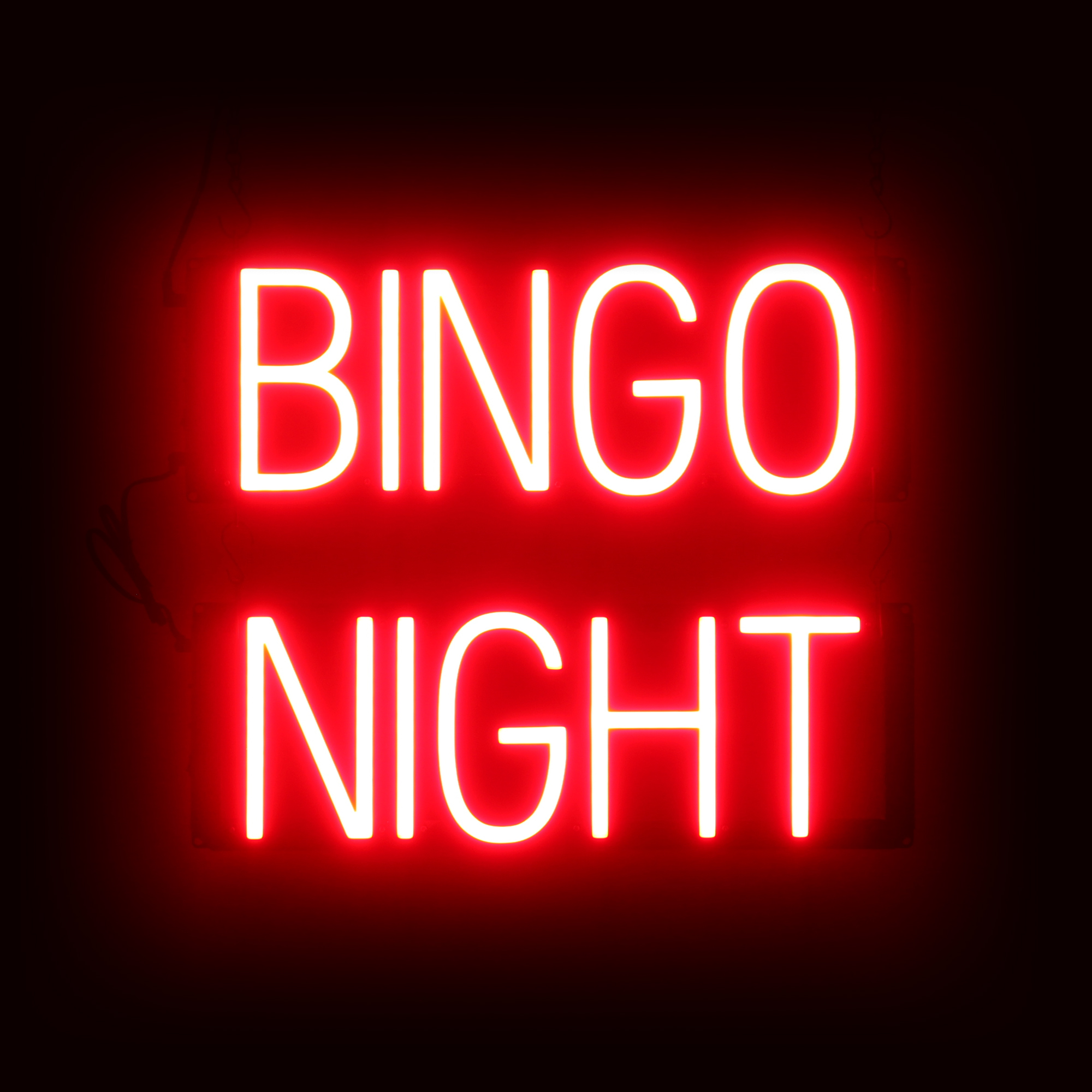 SpellBrite BINGO NIGHT Sign | Neon Sign Look, LED Light | 18.3&Prime; x 15.0&Prime;