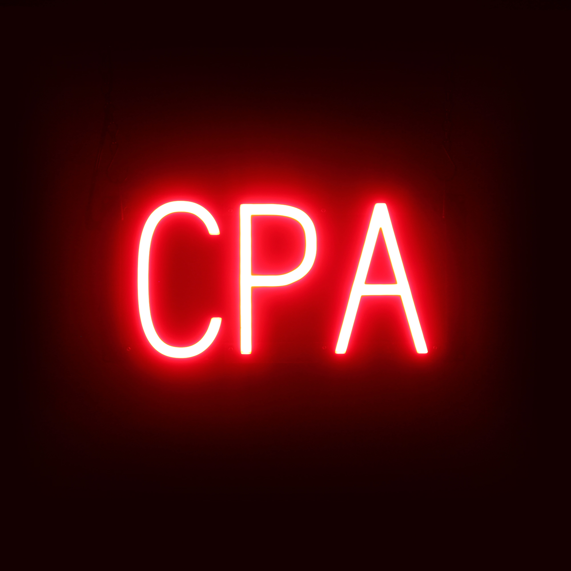 SpellBrite CPA Sign | Neon Cpa Sign Look, LED Light | 13.5″ x 6.3″