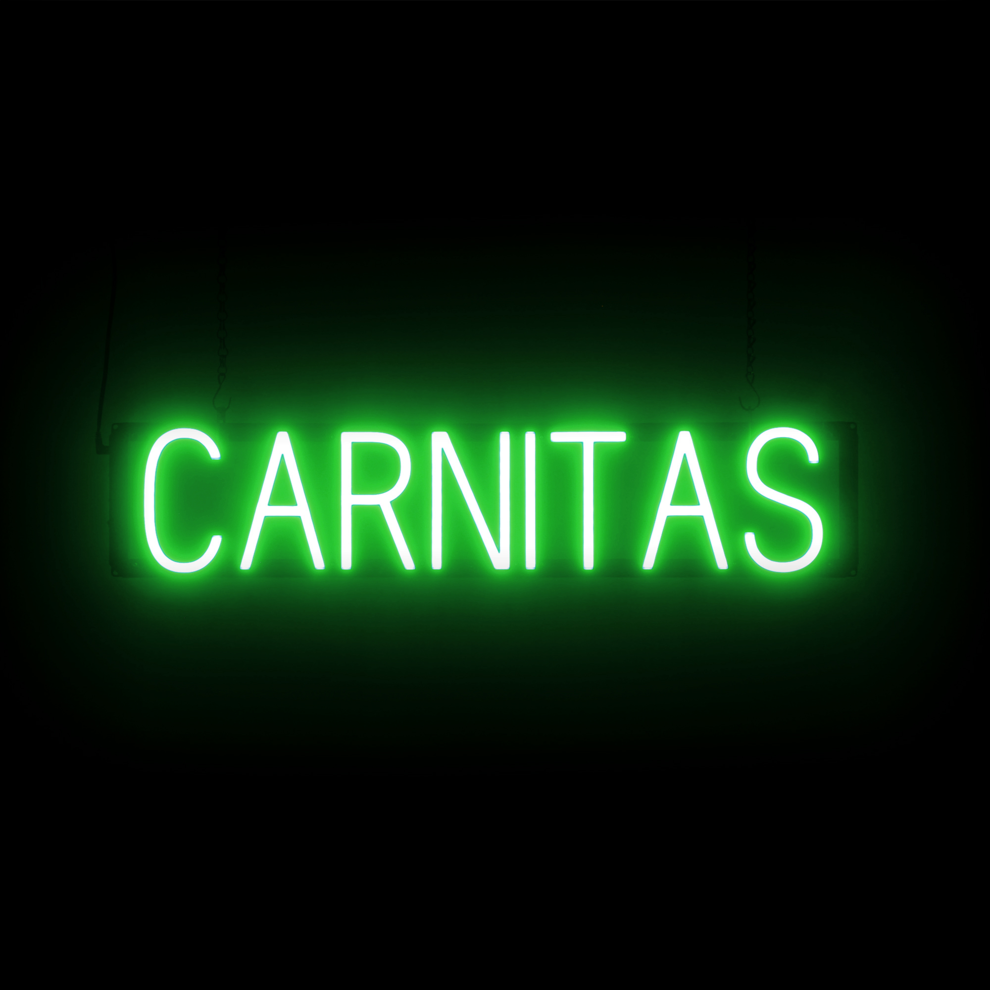 SpellBrite CARNITAS Sign | Neon Carnitas Sign Look, LED Light | 30.0" x 6.3" - Picture 11 of 11
