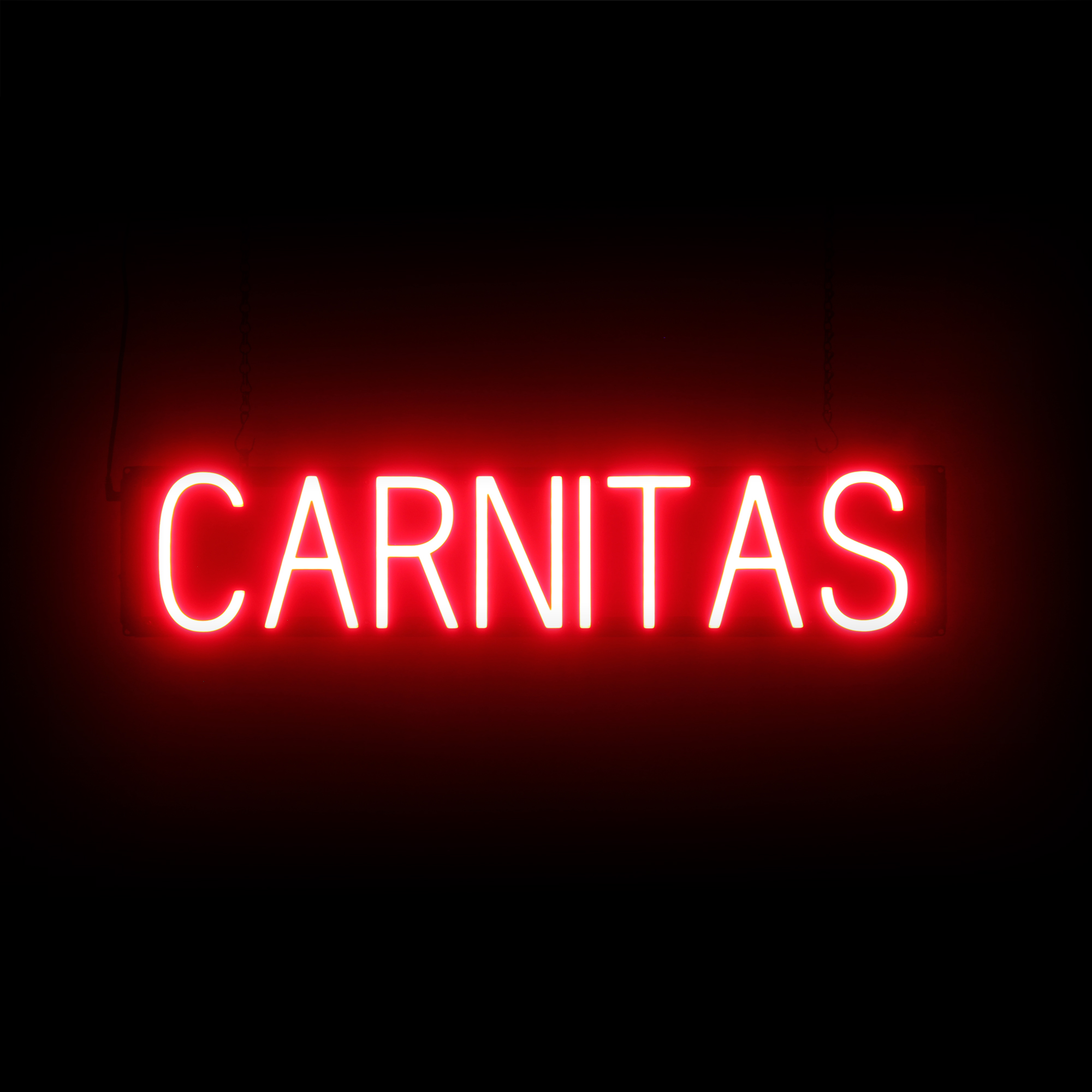 SpellBrite CARNITAS Sign | Neon Carnitas Sign Look, LED Light | 30.0" x 6.3" - Picture 8 of 11
