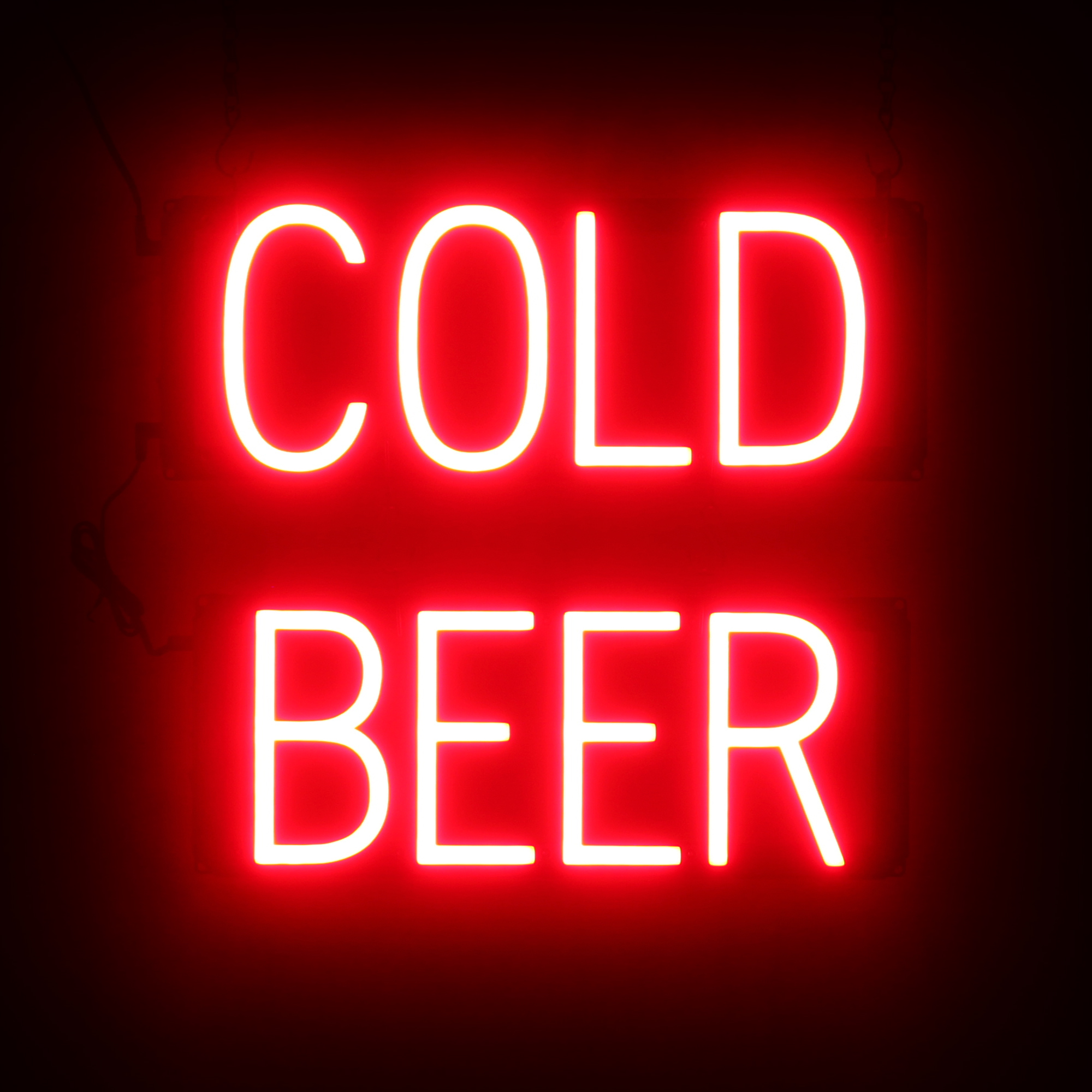 SpellBrite COLD BEER Sign | Neon Cold Beer Sign Look, LED Light | 16.8″ x 15.0″