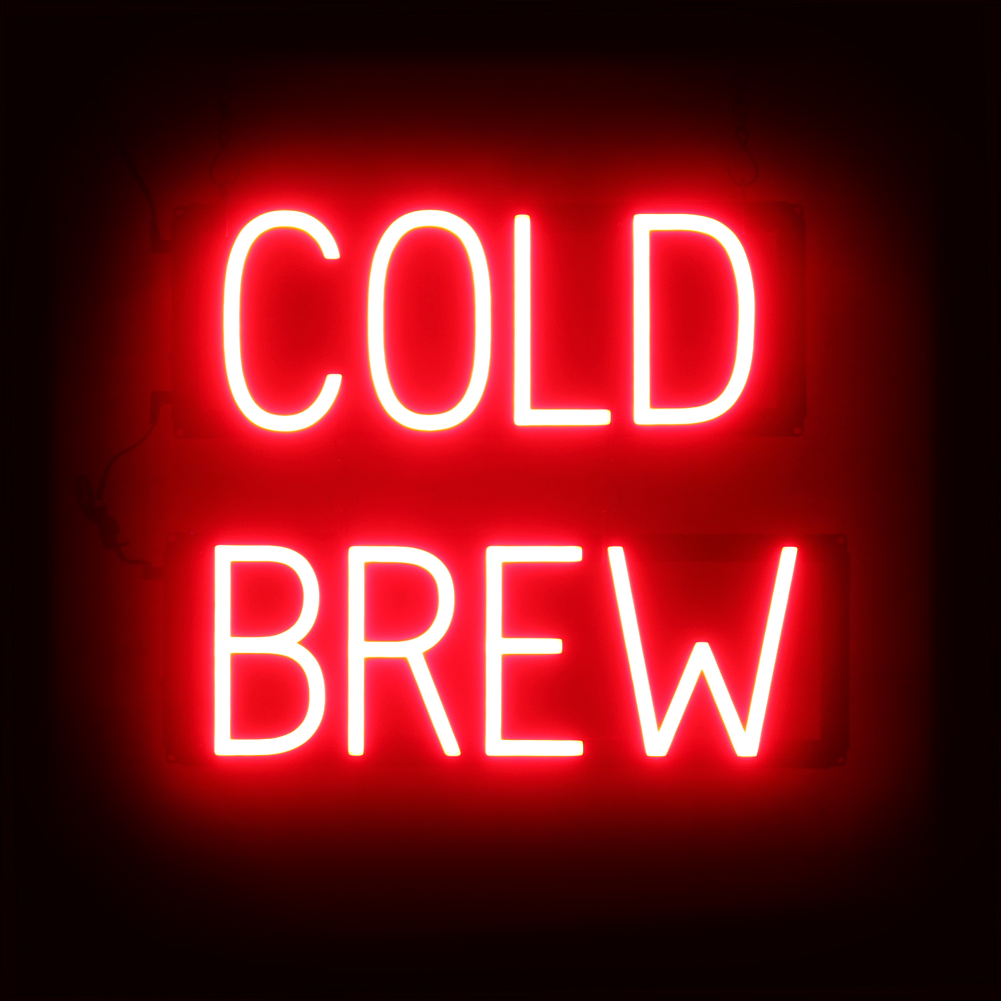 SpellBrite COLD BREW Sign | Neon Cold Brew Sign Look, LED Light | 18.2&Prime; x 15.0&Prime;