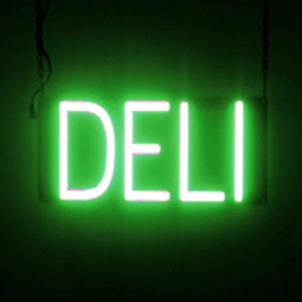SpellBrite DELI Sign | Neon Deli Sign Look, LED Light | 13.4" x 6.3" - Picture 11 of 11