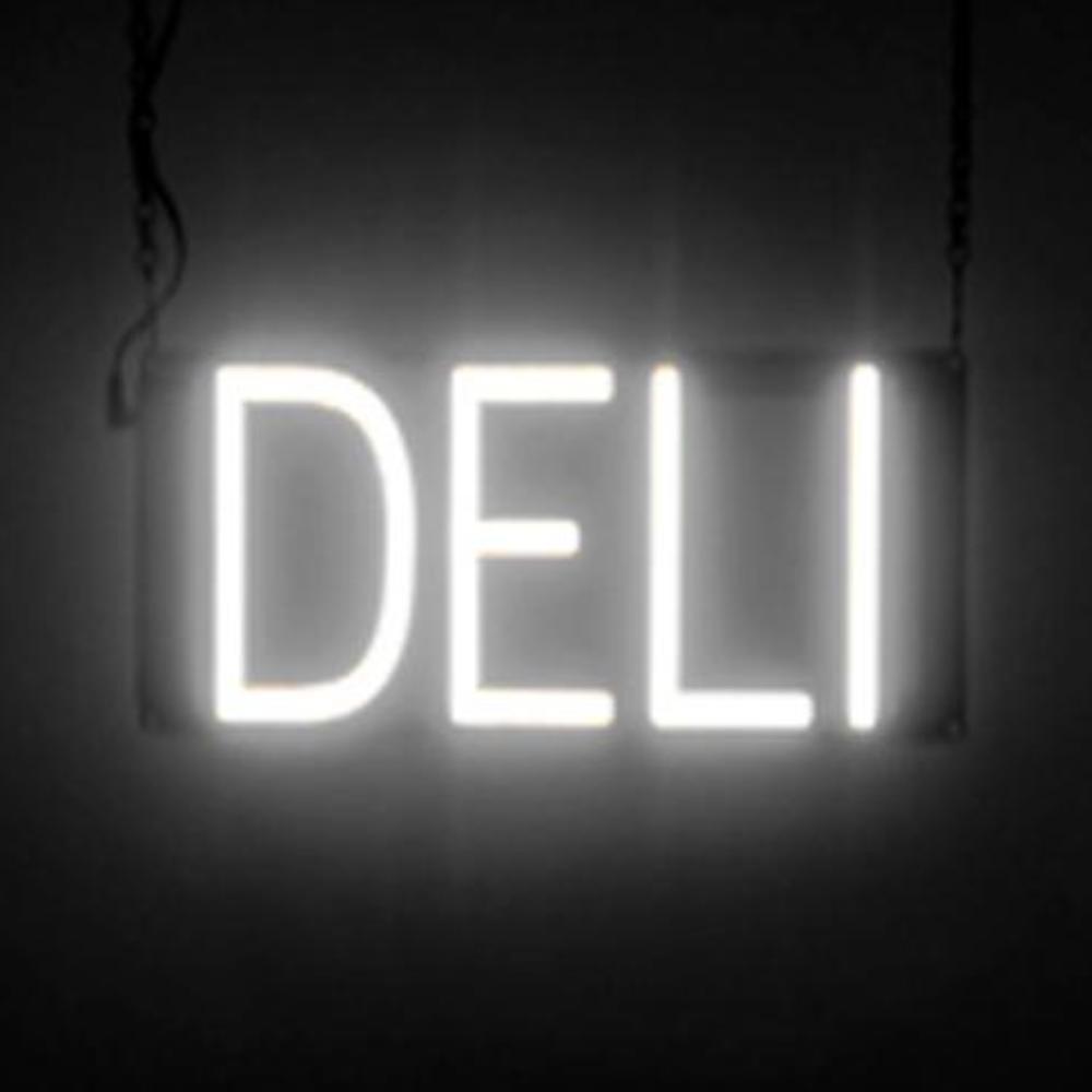 SpellBrite DELI Sign | Neon Deli Sign Look, LED Light | 13.4" x 6.3" - Picture 9 of 11
