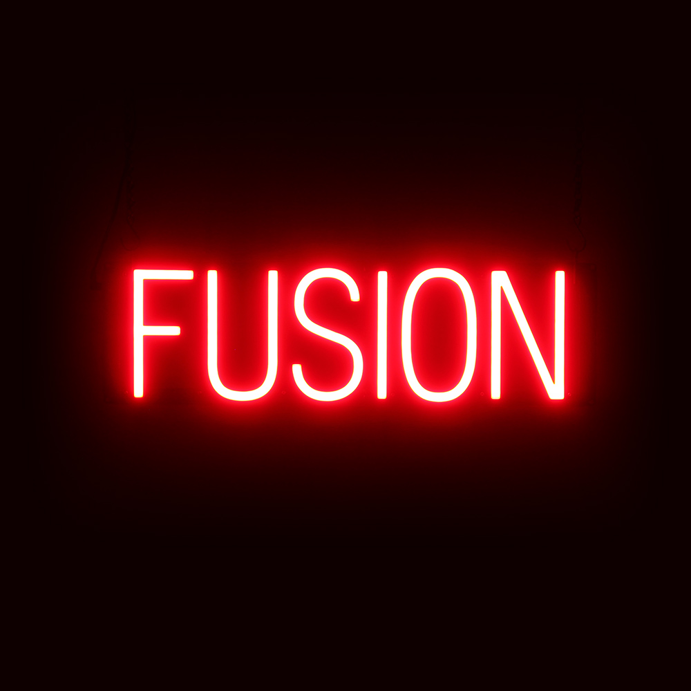SpellBrite FUSION Sign | Neon Fusion Sign Look, LED Light | 21.5″ x 6.3″