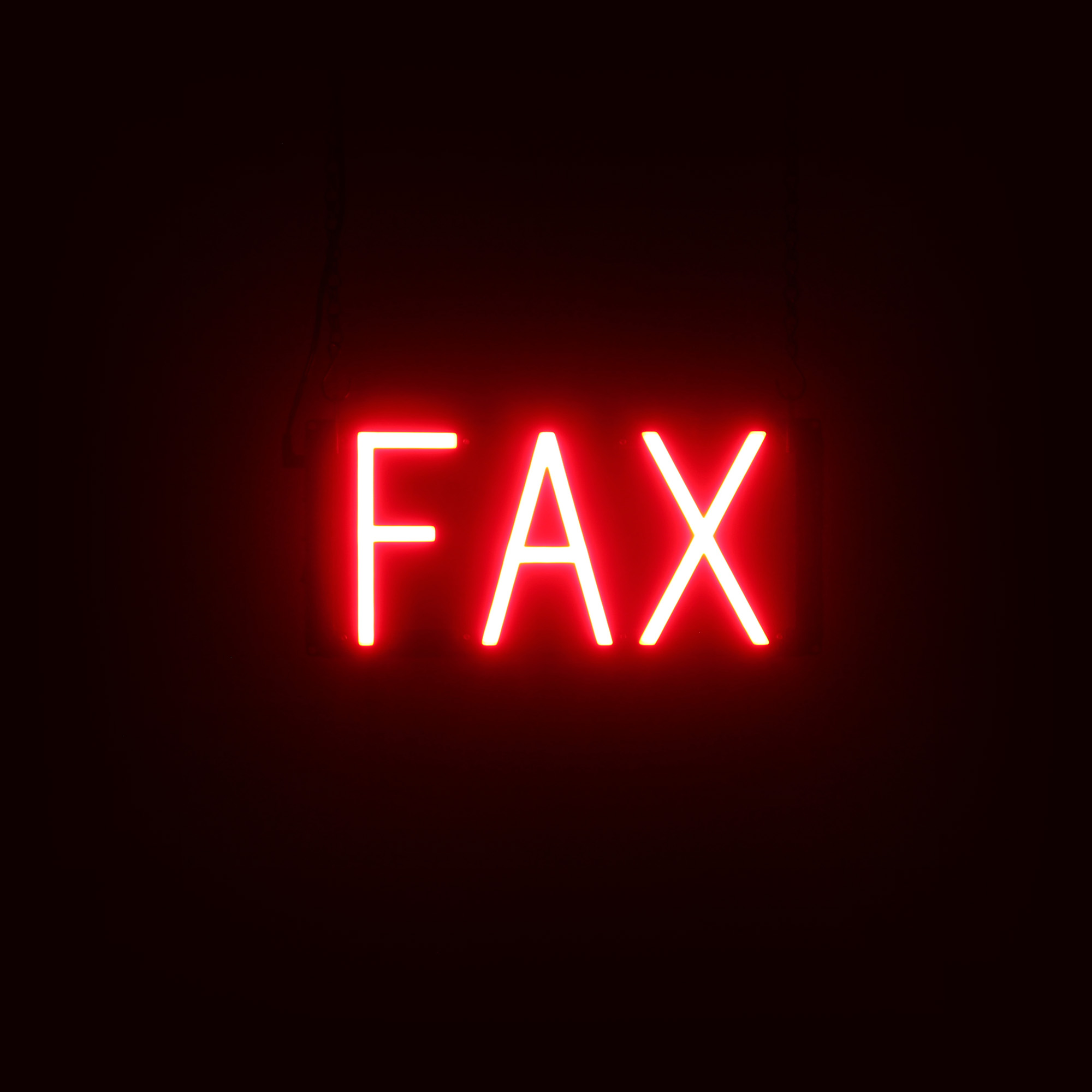SpellBrite FAX Sign | Neon Fax Sign Look, LED Light | 13.5″ x 6.3″