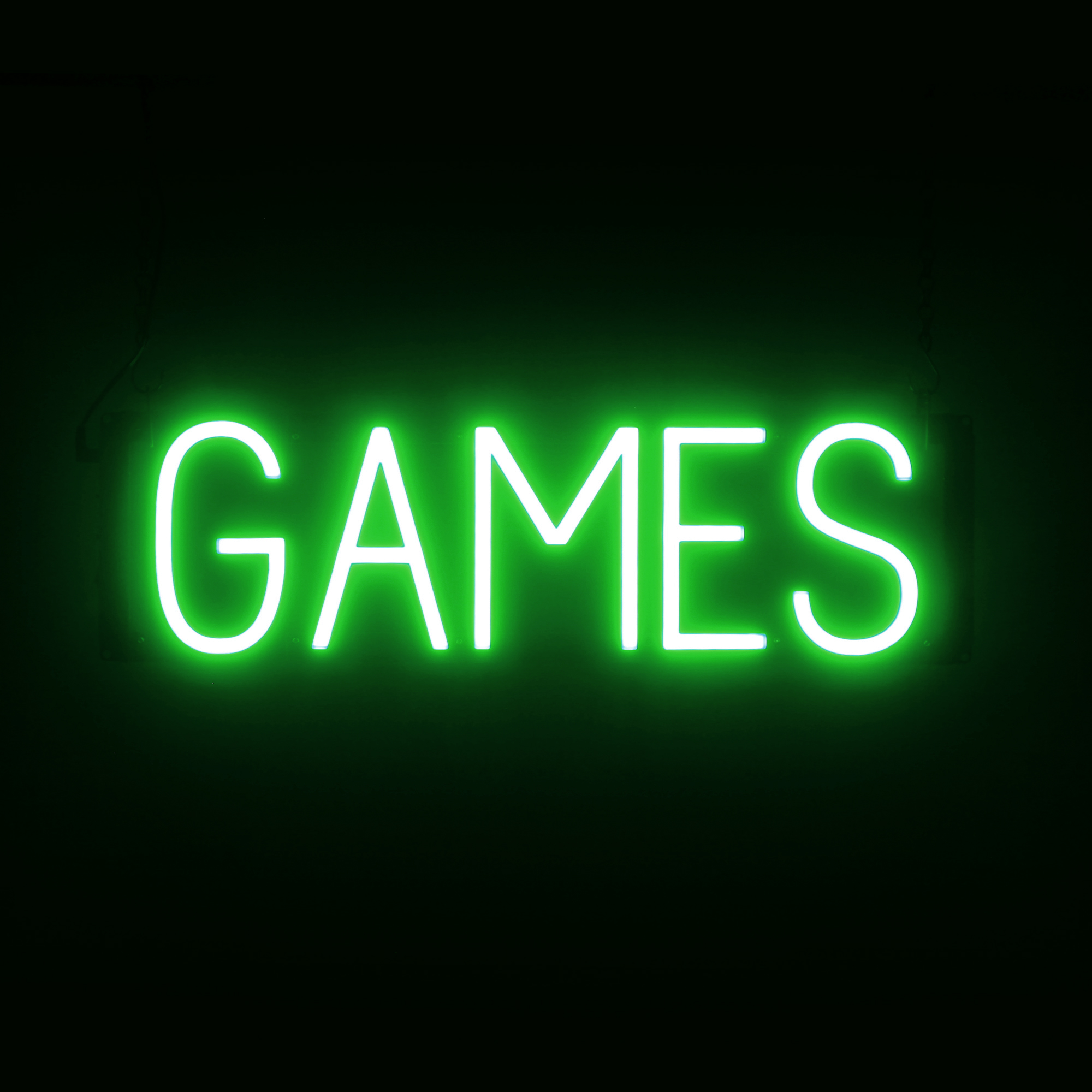 SpellBrite GAMES Sign | Neon Games Sign Look, LED Light | 21.7" x 6.3 ...
