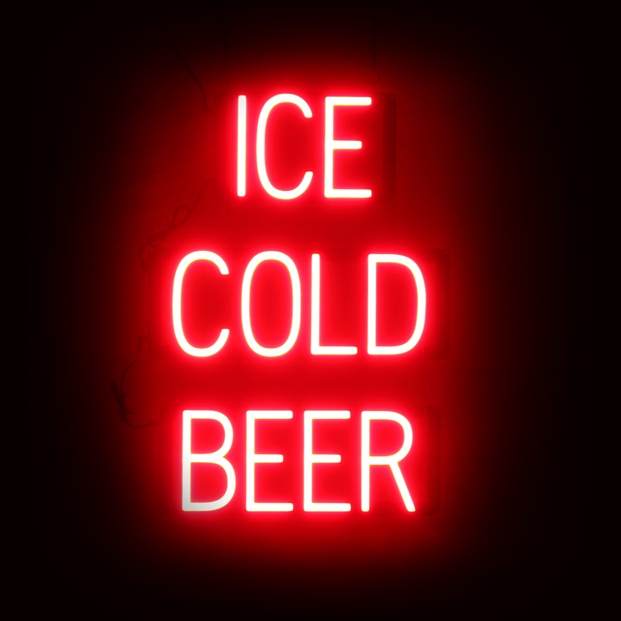 SpellBrite ICE COLD BEER Sign | Neon Sign Look, LED Light | 16.8″ x 23.8″