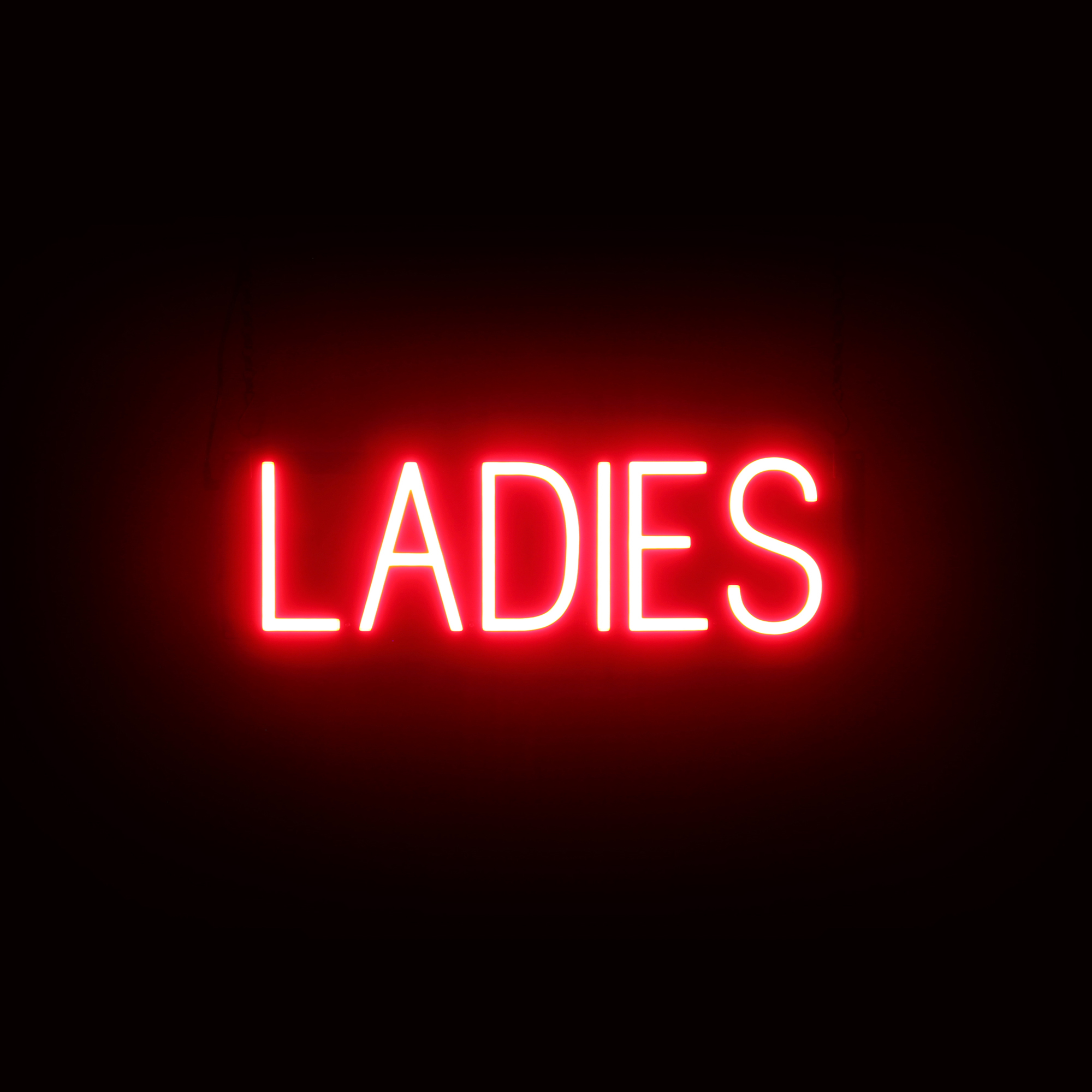 SpellBrite LADIES Sign | Neon Ladies Sign Look, LED Light | 21.2″ x 6.3″