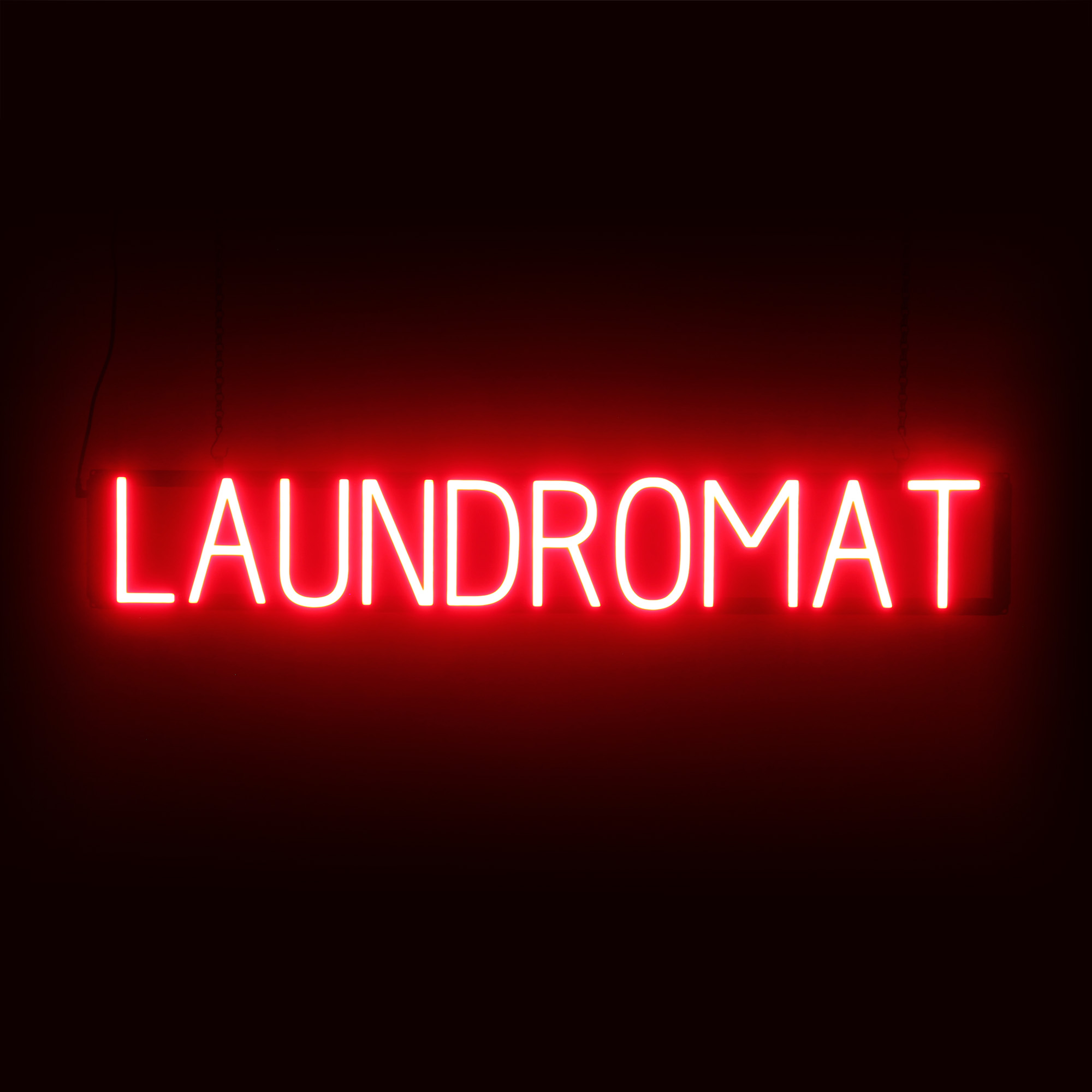 SpellBrite LAUNDROMAT Sign | Neon Sign Look, LED Light | 40.7&Prime; x 6.3&Prime;