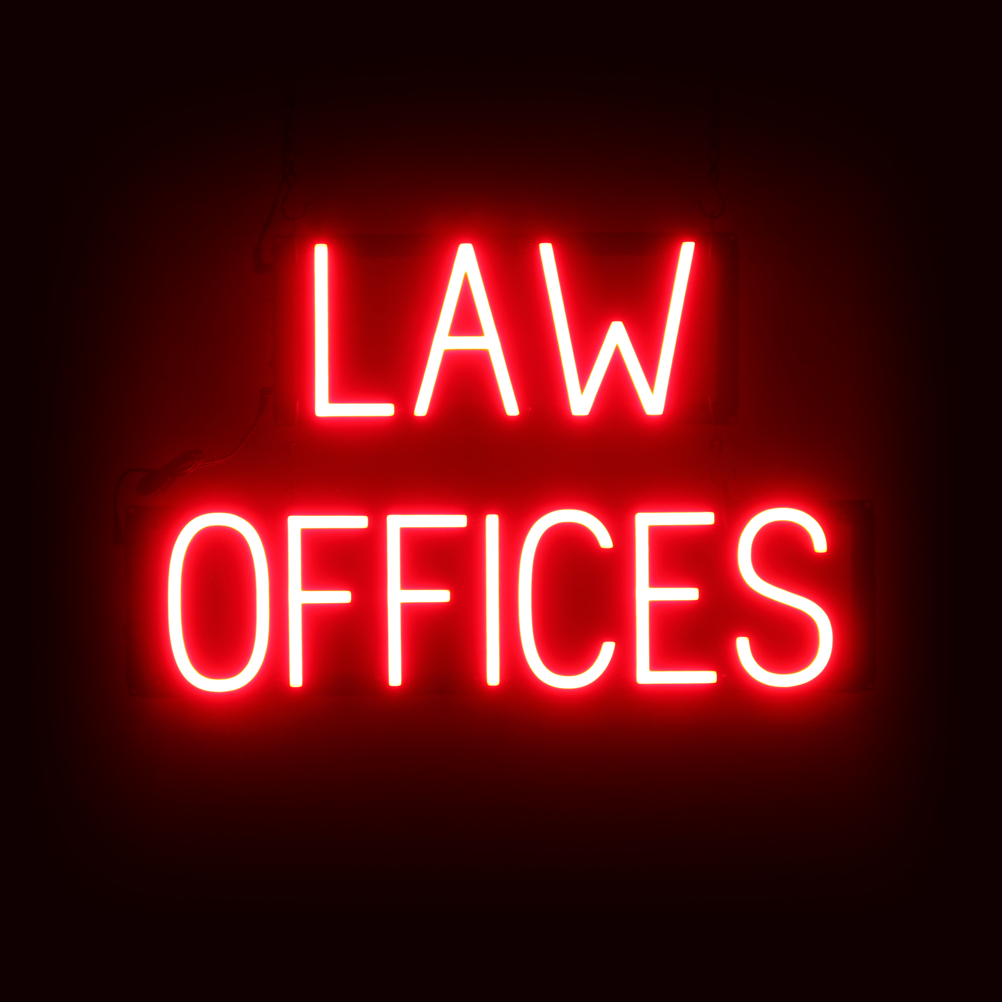 SpellBrite LAW OFFICES Sign | Neon Sign Look, LED Light | 24.2″ x 15.0″