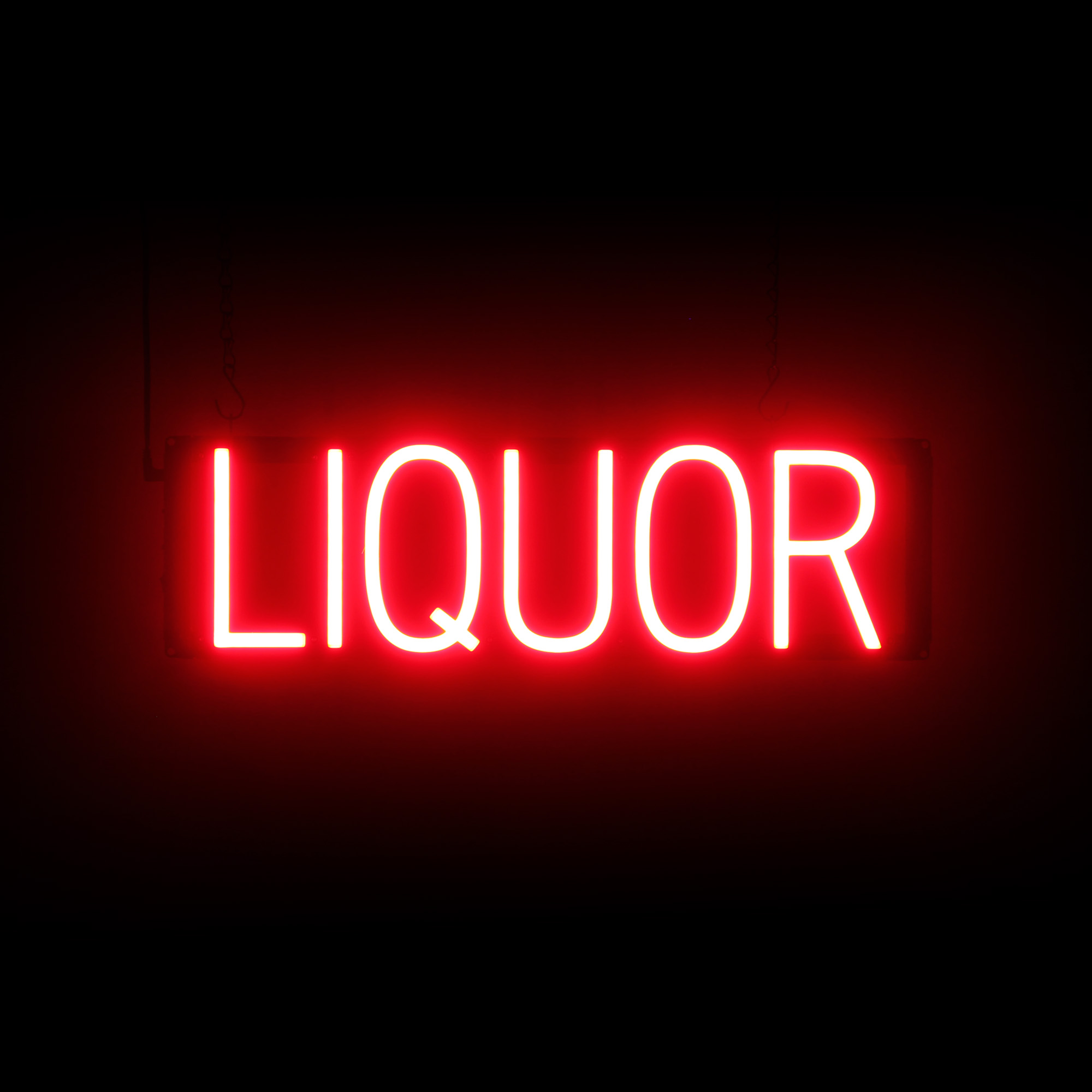 SpellBrite LIQUOR Sign | Neon Liquor Sign Look, LED Light | 21.5″ x 6.3″