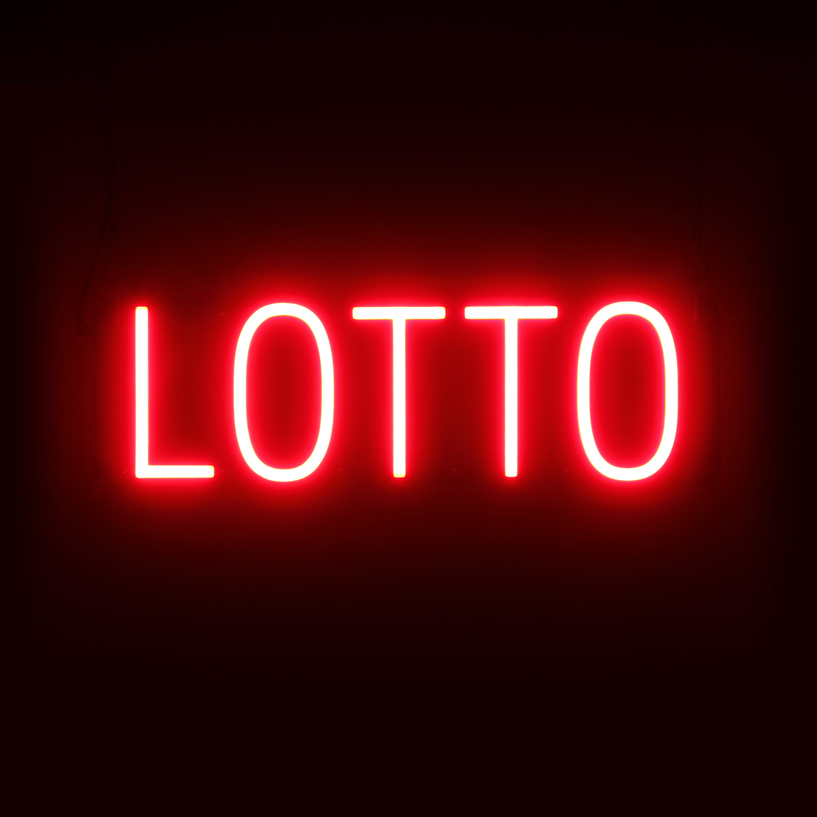 SpellBrite LOTTO Sign | Neon Lotto Sign Look, LED Light | 20.4&Prime; x 6.3&Prime;