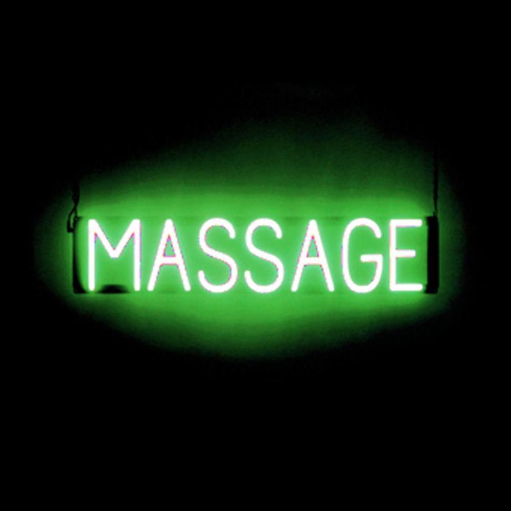 SpellBrite MASSAGE Sign | Neon Massage Sign Look, LED Light | 29.6" x 6.3" - Picture 11 of 11