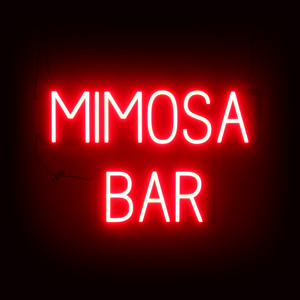 SpellBrite MIMOSA BAR Sign | Neon Sign Look, LED Light | 24.3″ x 15.0″