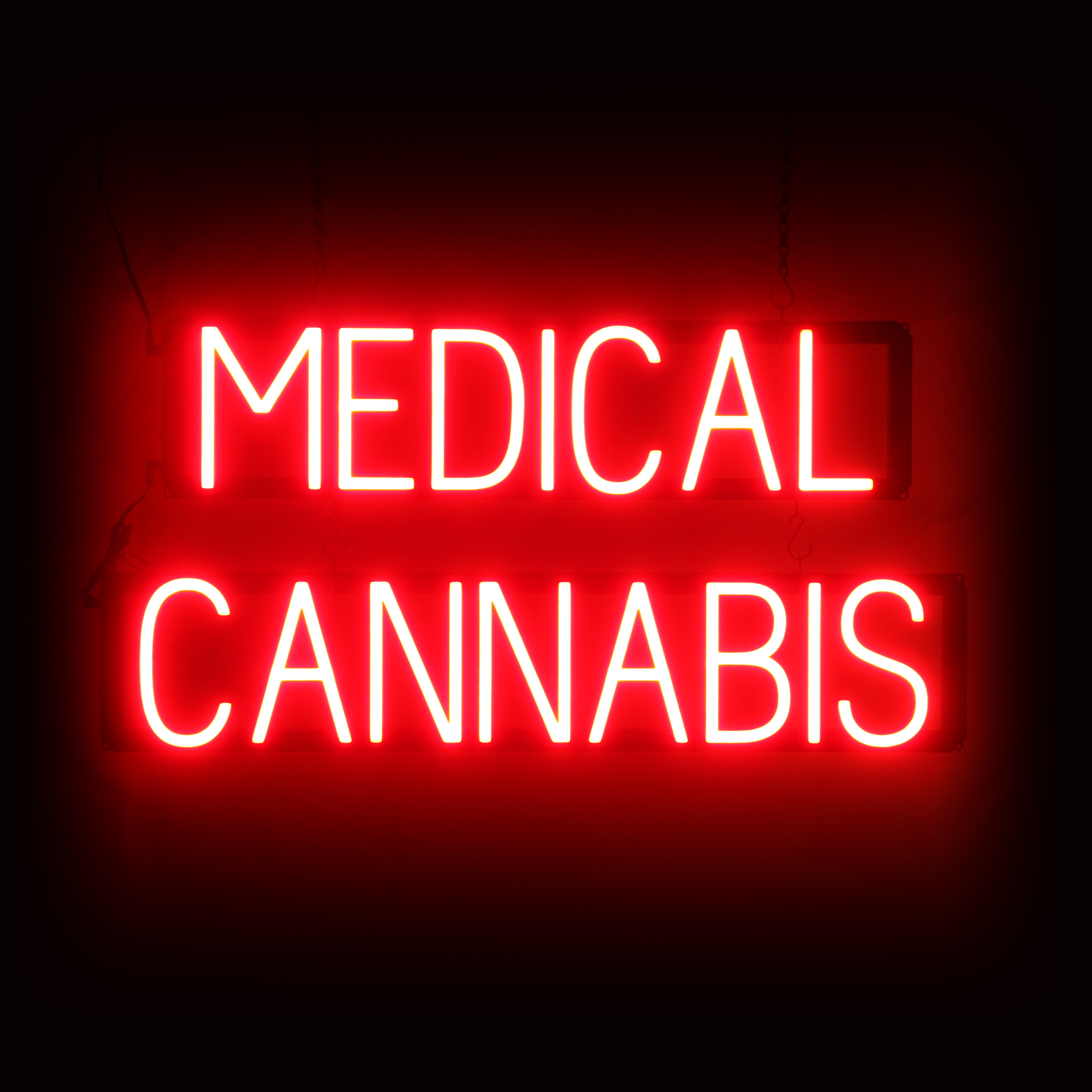 SpellBrite MEDICAL CANNABIS Sign | Neon Sign Look, LED Light | 30.0″ x 15.0″