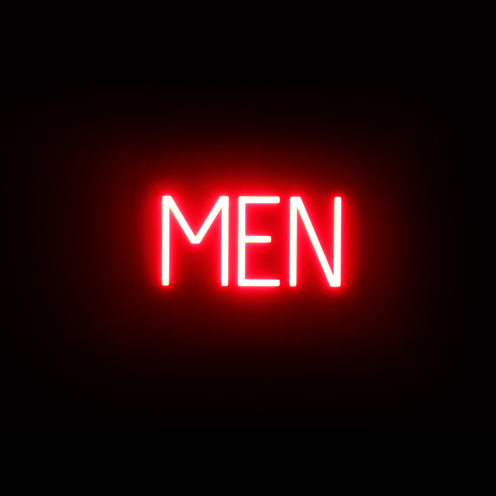 SpellBrite MEN Sign | Neon Men Sign Look, LED Light | 13.8″ x 6.3″