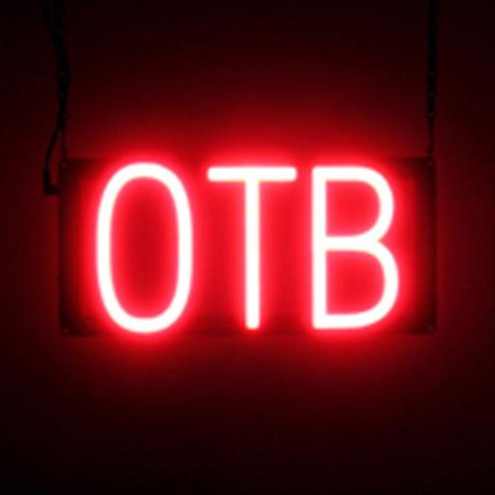 SpellBrite OTB Sign | Neon OTB Sign Look, LED Light | 13.2″ x 6.3″