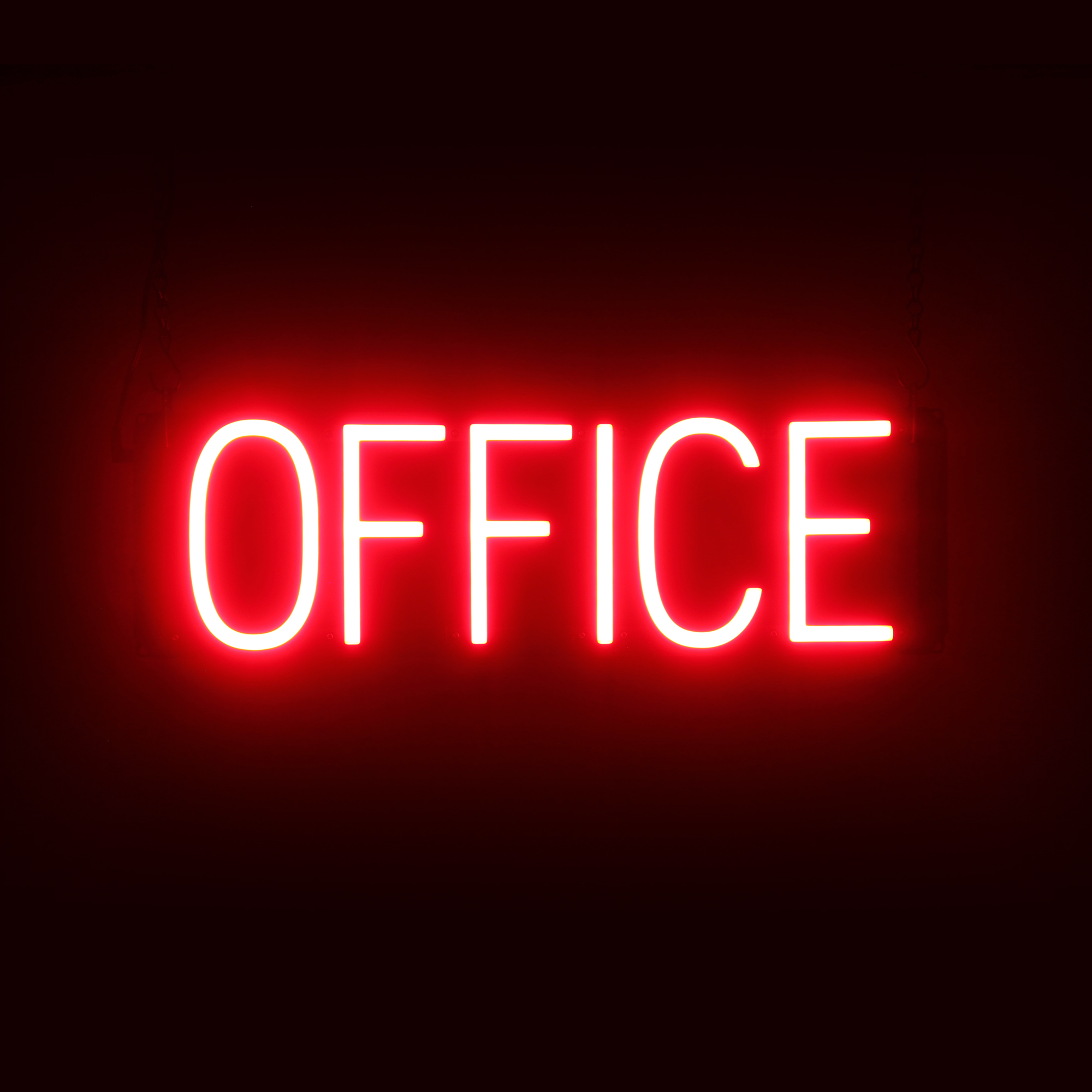 SpellBrite OFFICE Sign | Neon Office Sign Look, LED Light | 20.5″ x 6.3″