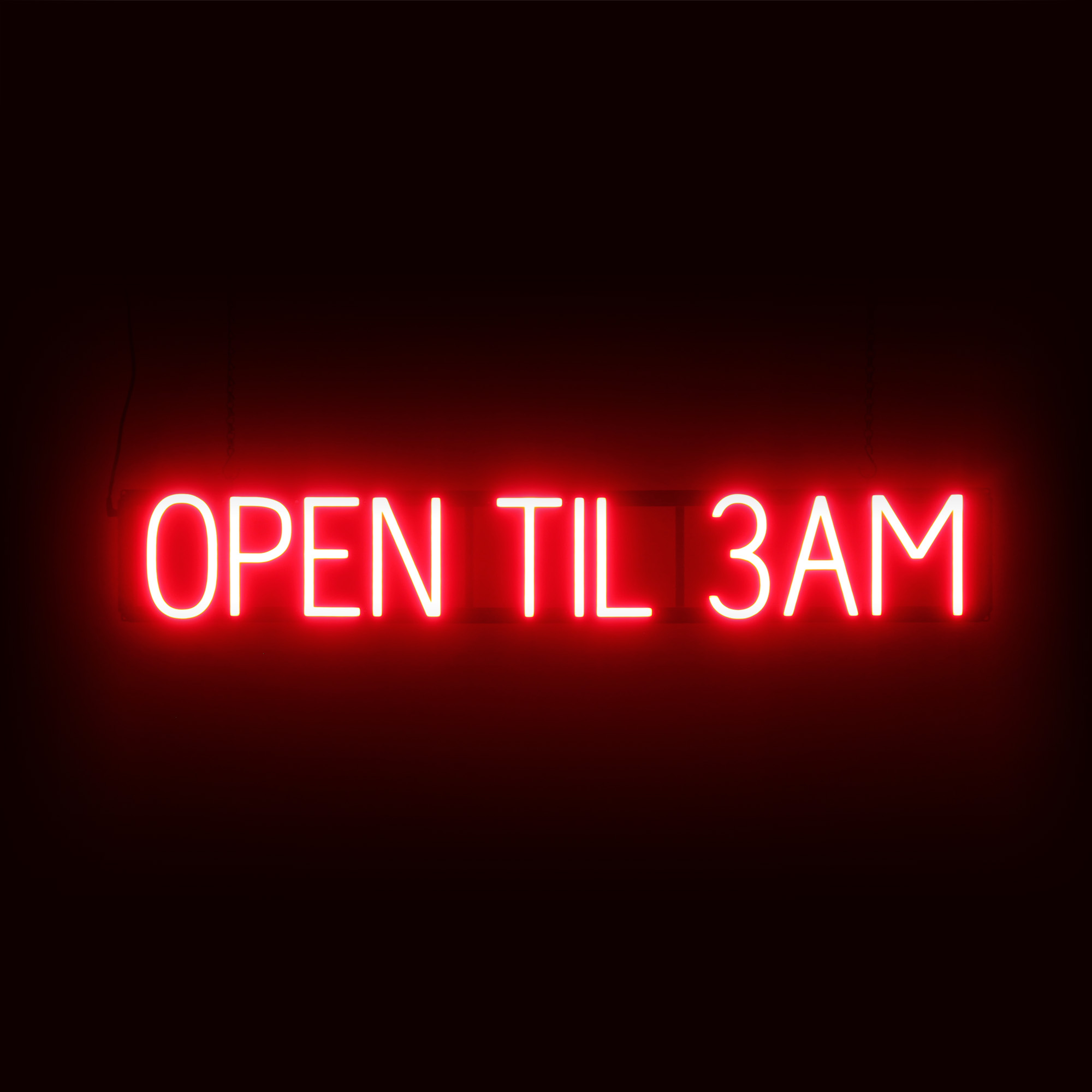 SpellBrite OPEN TIL 3AM Sign | Neon Sign Look, LED Light | 40.7″ x 6.3″