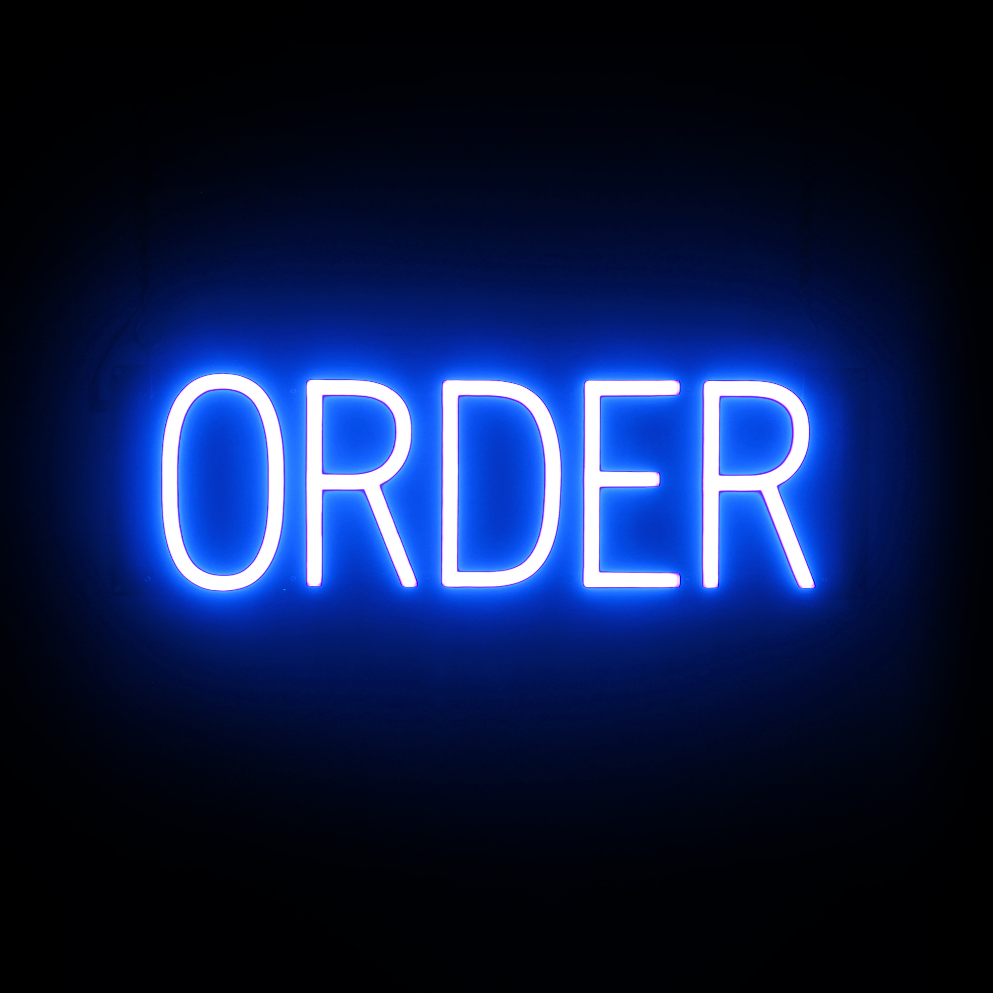 SpellBrite ORDER Sign | Neon Order Sign Look, LED Light | 20.3" x 6.3" - Picture 10 of 11
