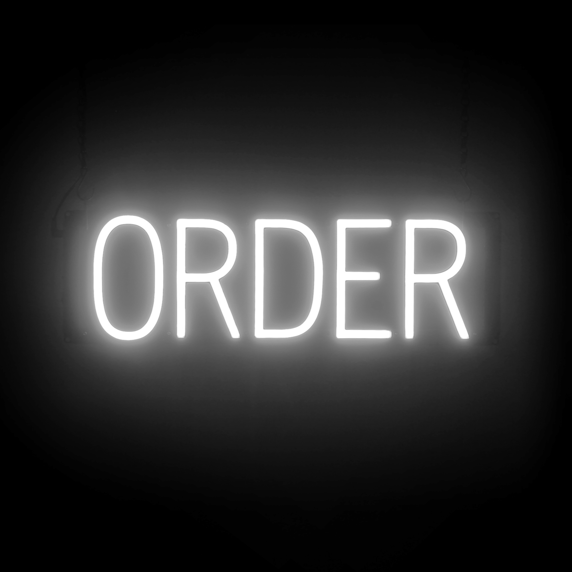 SpellBrite ORDER Sign | Neon Order Sign Look, LED Light | 20.3" x 6.3" - Picture 9 of 11