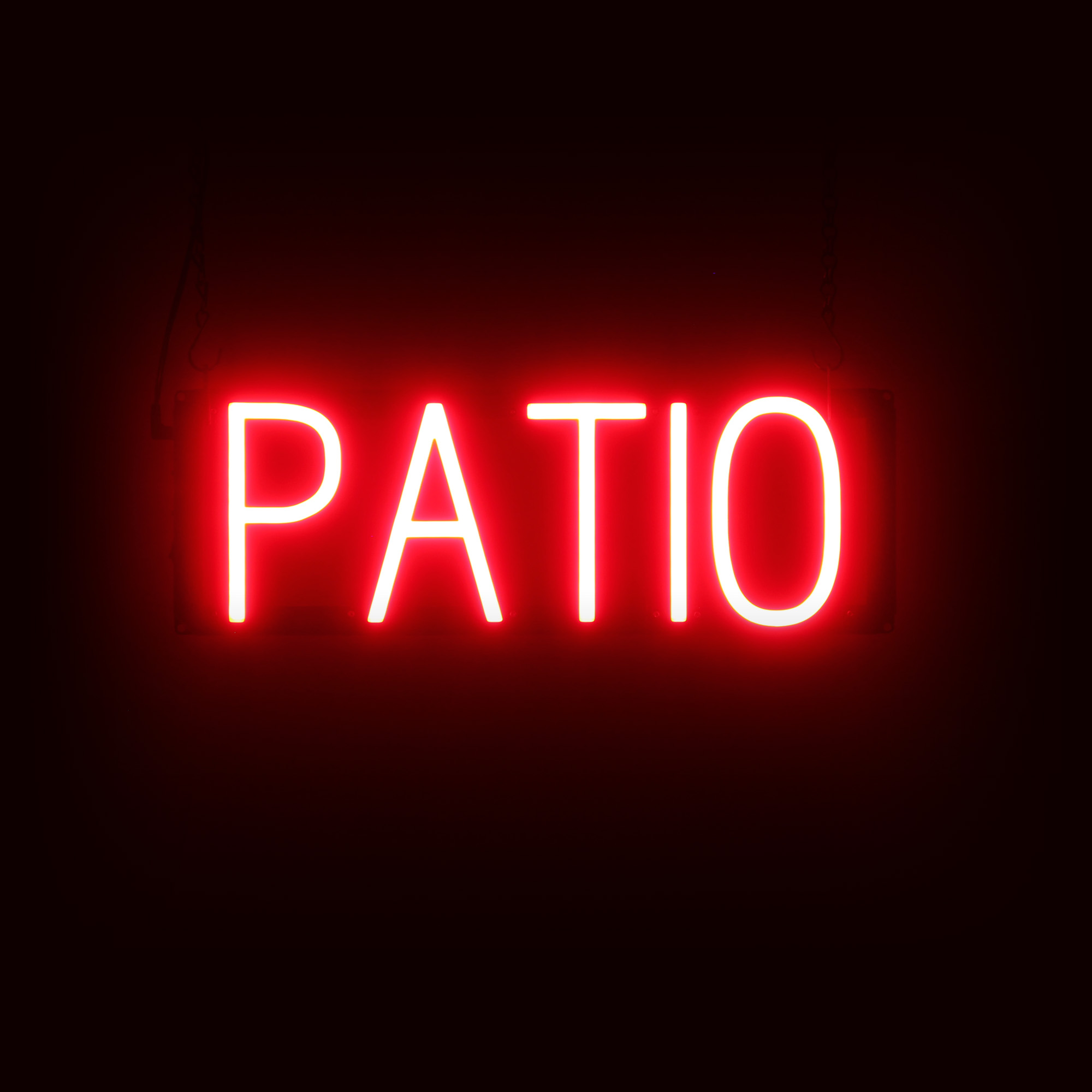 SpellBrite PATIO Sign | Neon Patio Sign Look, LED Light | 18.3″ x 6.3″