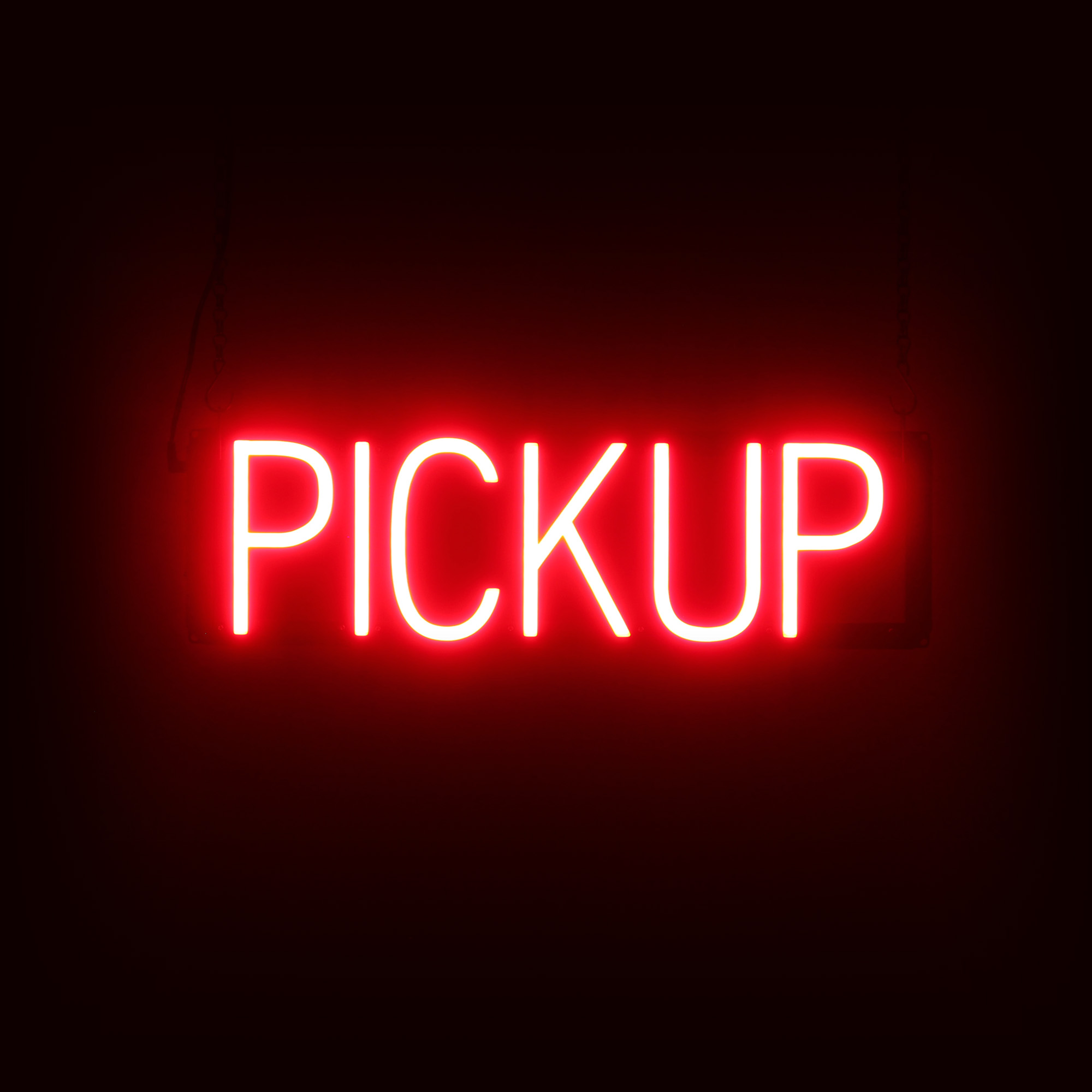 SpellBrite PICKUP Sign | Neon Pickup Sign Look, LED Light | 21.4&Prime; x 6.3&Prime;