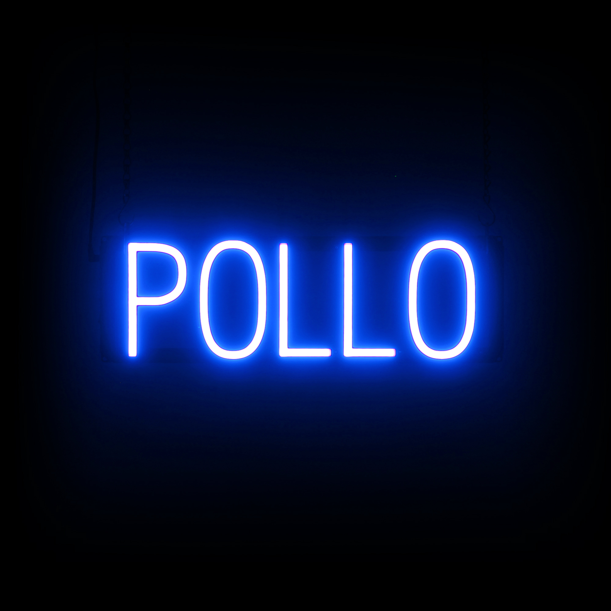 SpellBrite POLLO Sign | Neon Pollo Sign Look, LED Light | 19.7" x 6.3" - Picture 10 of 11