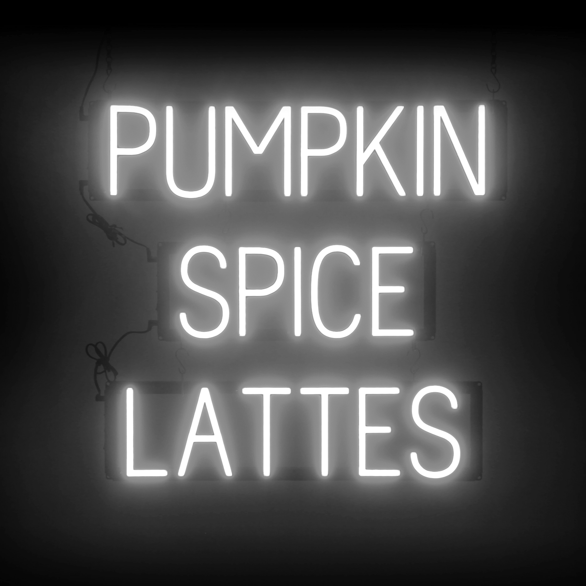 SpellBrite PUMPKIN SPICE LATTES Sign | Neon Sign Look, LED Light | 26.0" x 23.8" - Picture 9 of 11