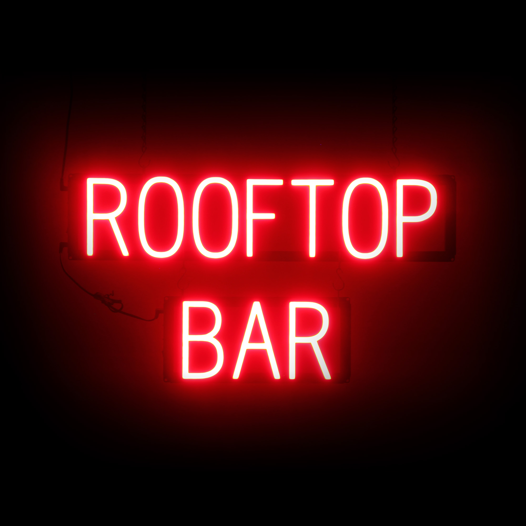 SpellBrite ROOFTOP BAR Sign | Neon Sign Look, LED Light | 27.8″ x 15.0″