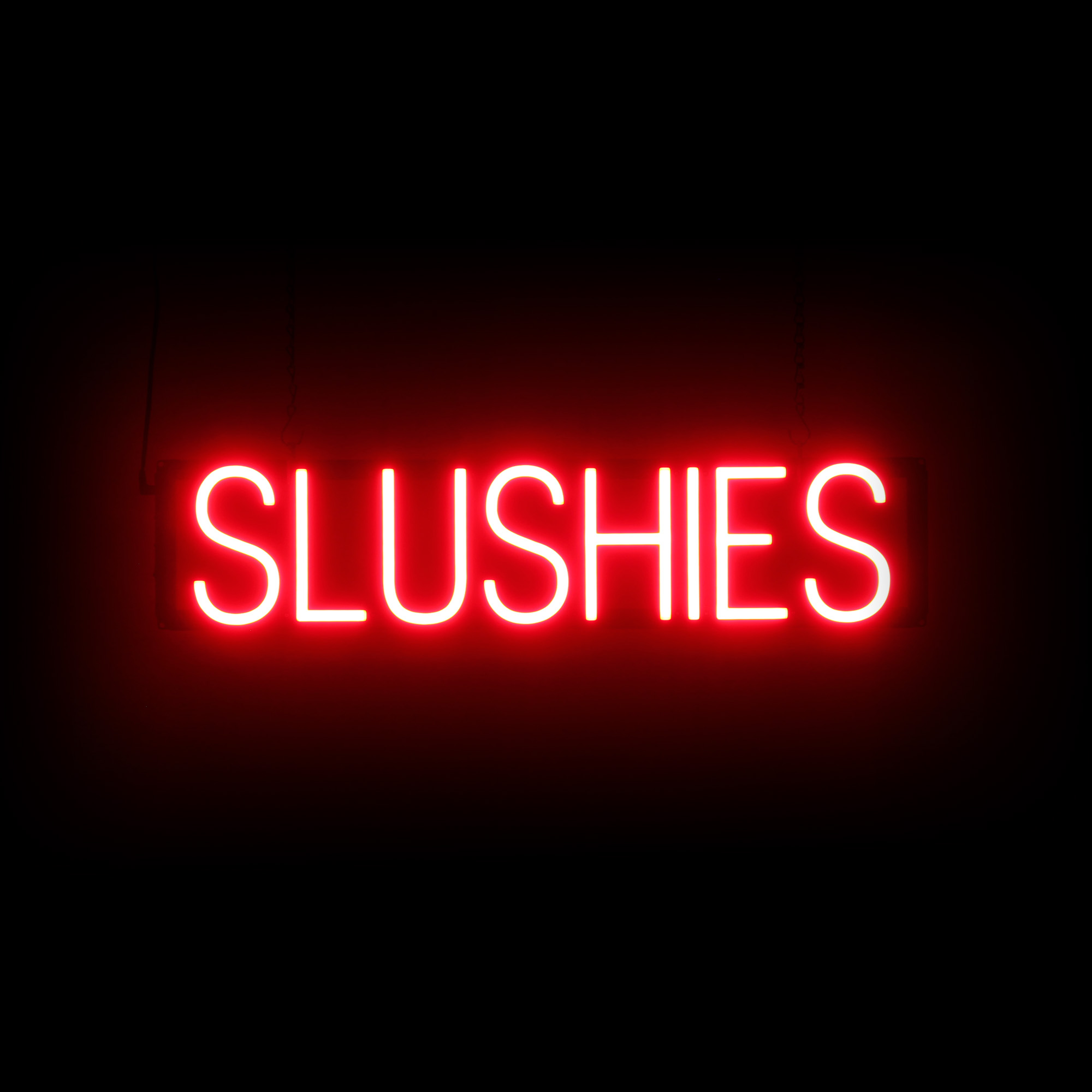 SpellBrite SLUSHIES Sign | Neon Slushies Sign Look, LED Light | 28.1&Prime; x 6.3&Prime;
