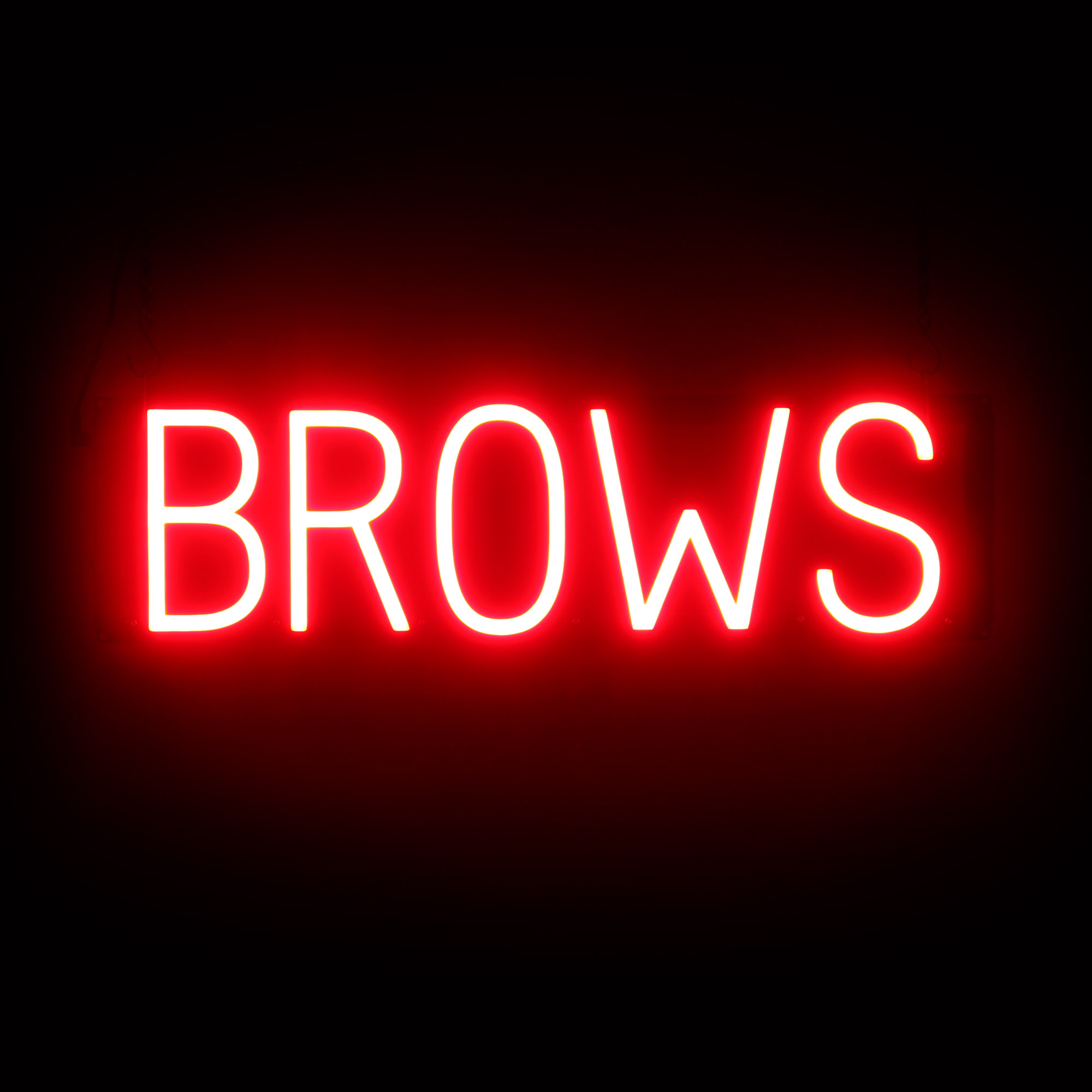SpellBrite BROWS Sign | Neon Brows Sign Look, LED Light | 22.6&Prime; x 6.3&Prime;