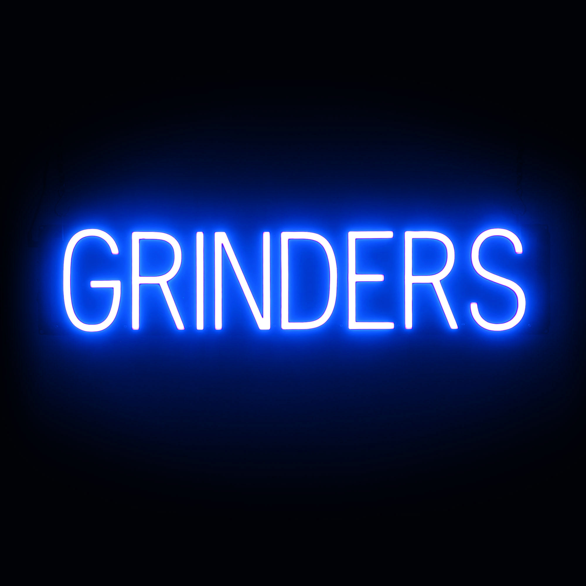 SpellBrite GRINDERS Sign | Neon Grinders Sign Look, LED Light | 28.9" x 6.3" - Picture 10 of 11