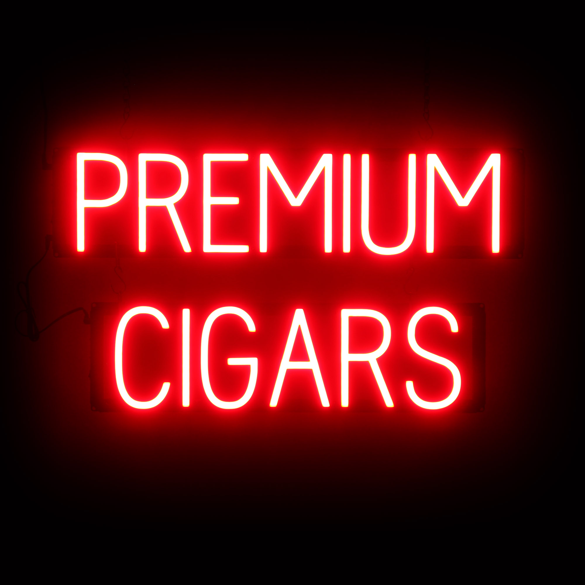 SpellBrite PREMIUM CIGARS Sign | Neon Sign Look, LED Light | 26.6″ x 15.0″