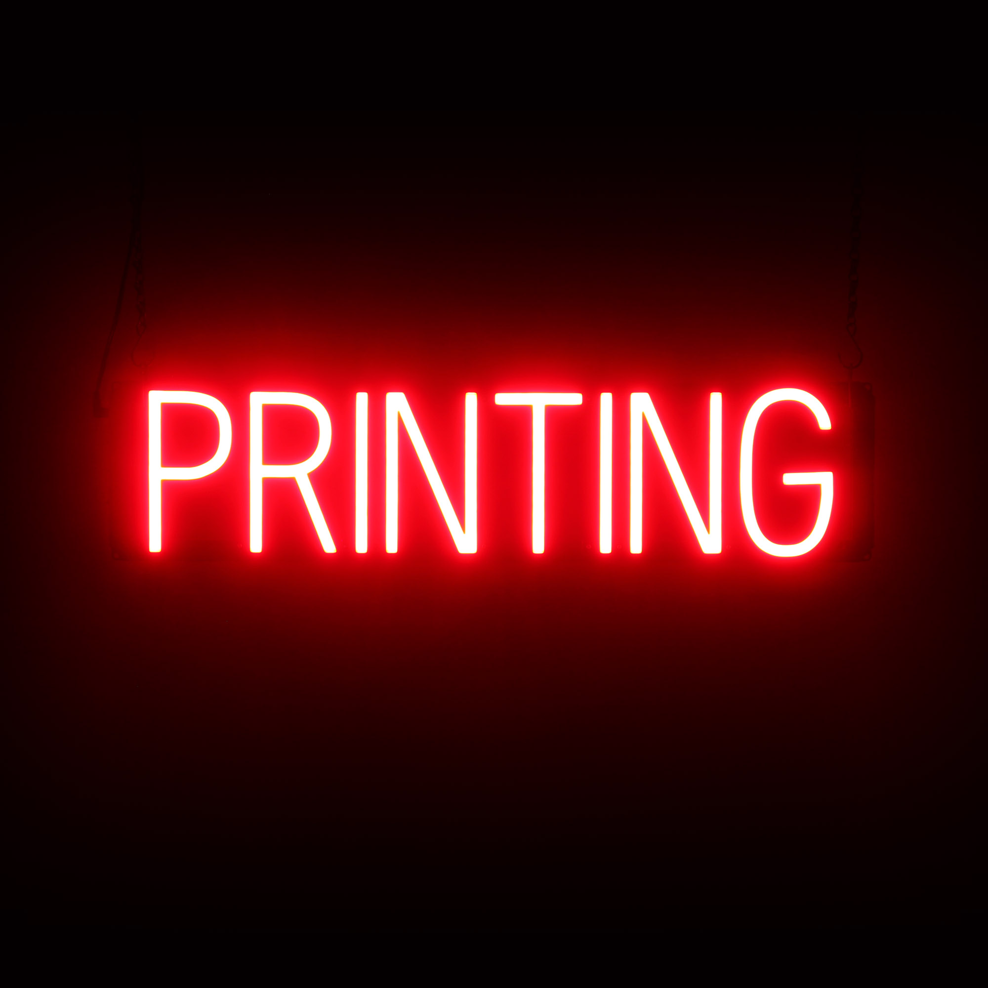 SpellBrite PRINTING Sign | Neon Printing Sign Look, LED Light | 26.4″ x 6.3″
