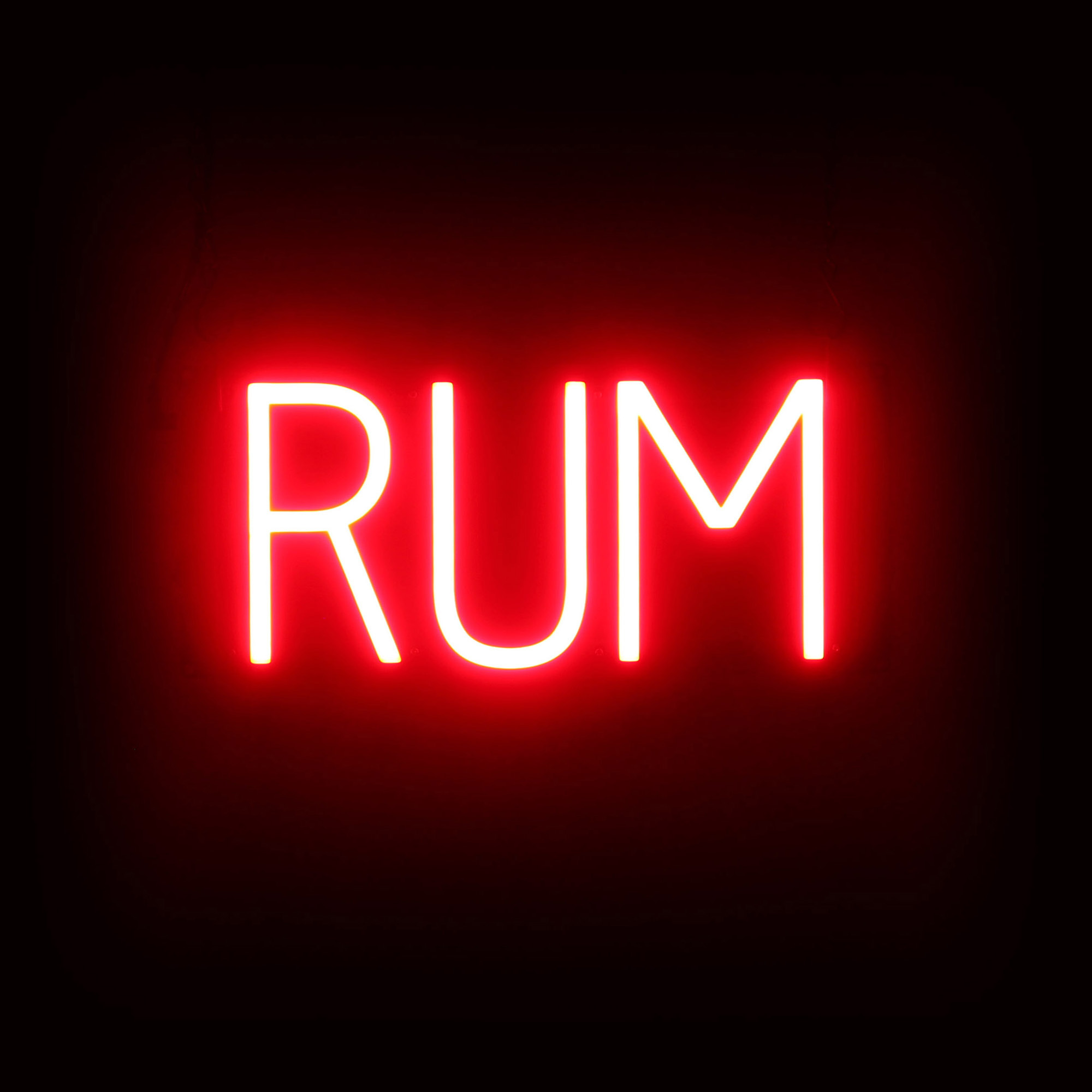 SpellBrite RUM Sign | Neon Rum Sign Look, LED Light | 14.2″ x 6.3″