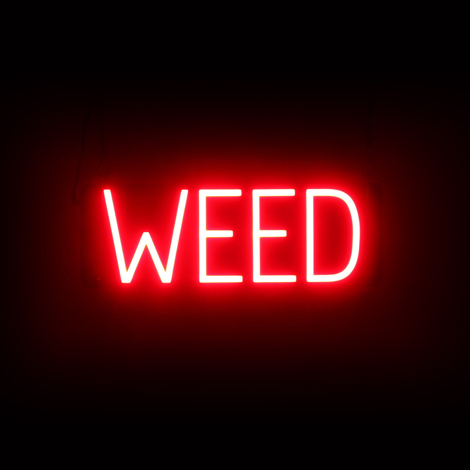 SpellBrite WEED Sign | Neon Weed Sign Look, LED Light | 18.0&Prime; x 6.3&Prime;