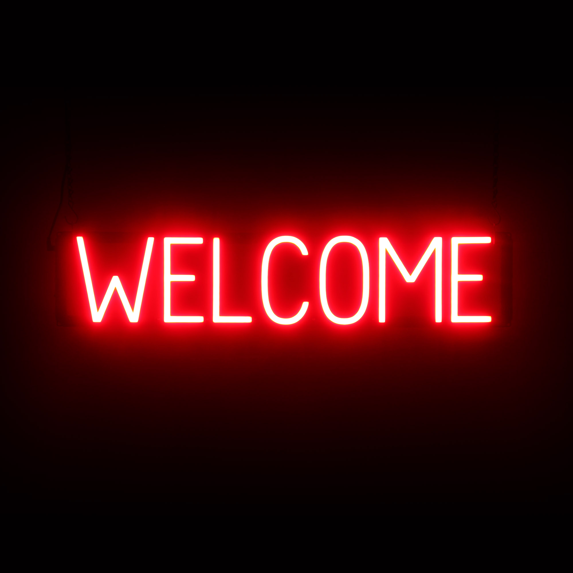 SpellBrite WELCOME Sign | Neon Welcome Sign Look, LED Light | 29.8″ x 6.3″