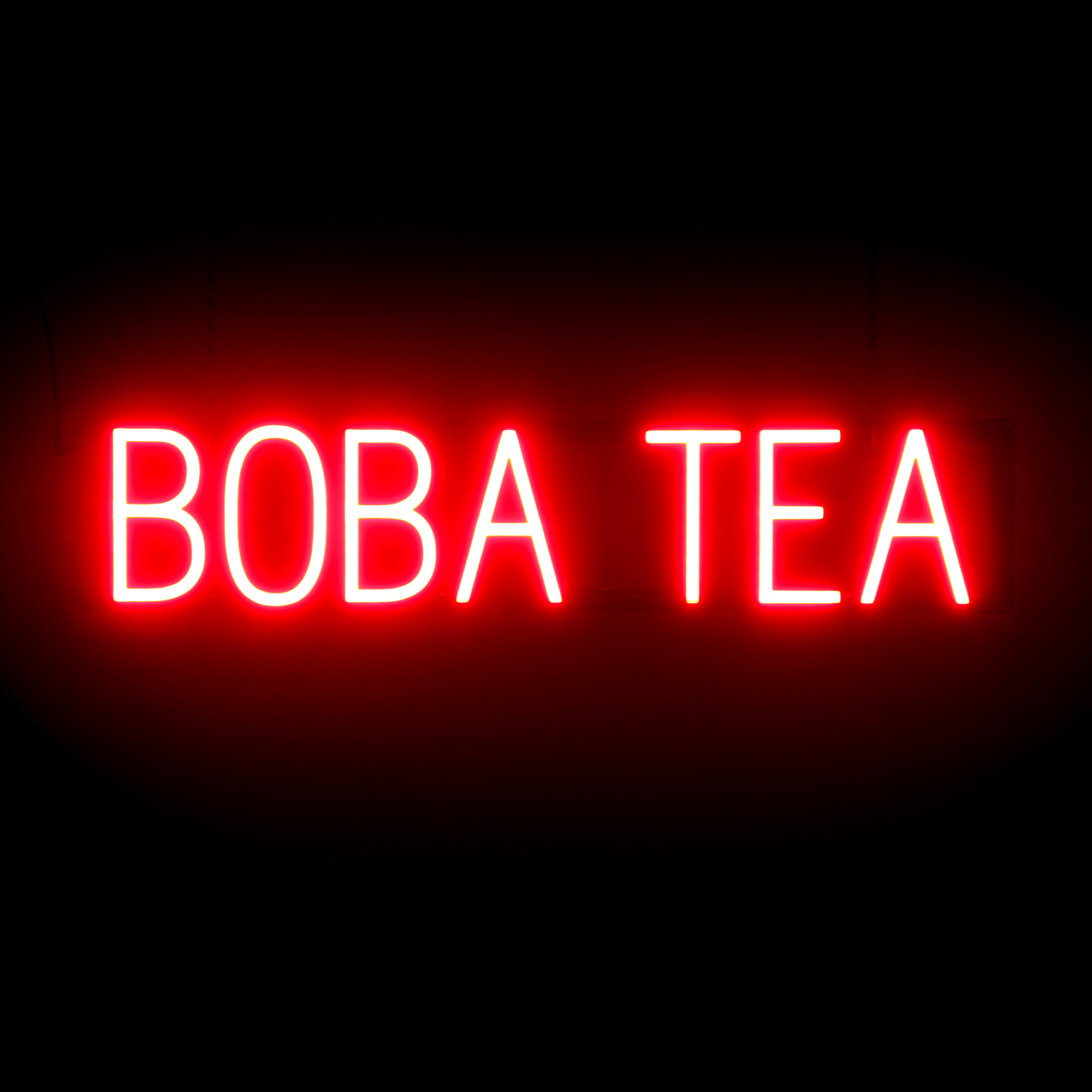 SpellBrite BOBA TEA Sign | Neon Boba Tea Sign Look, LED Light | 30.2" x 6.3" - Picture 8 of 11