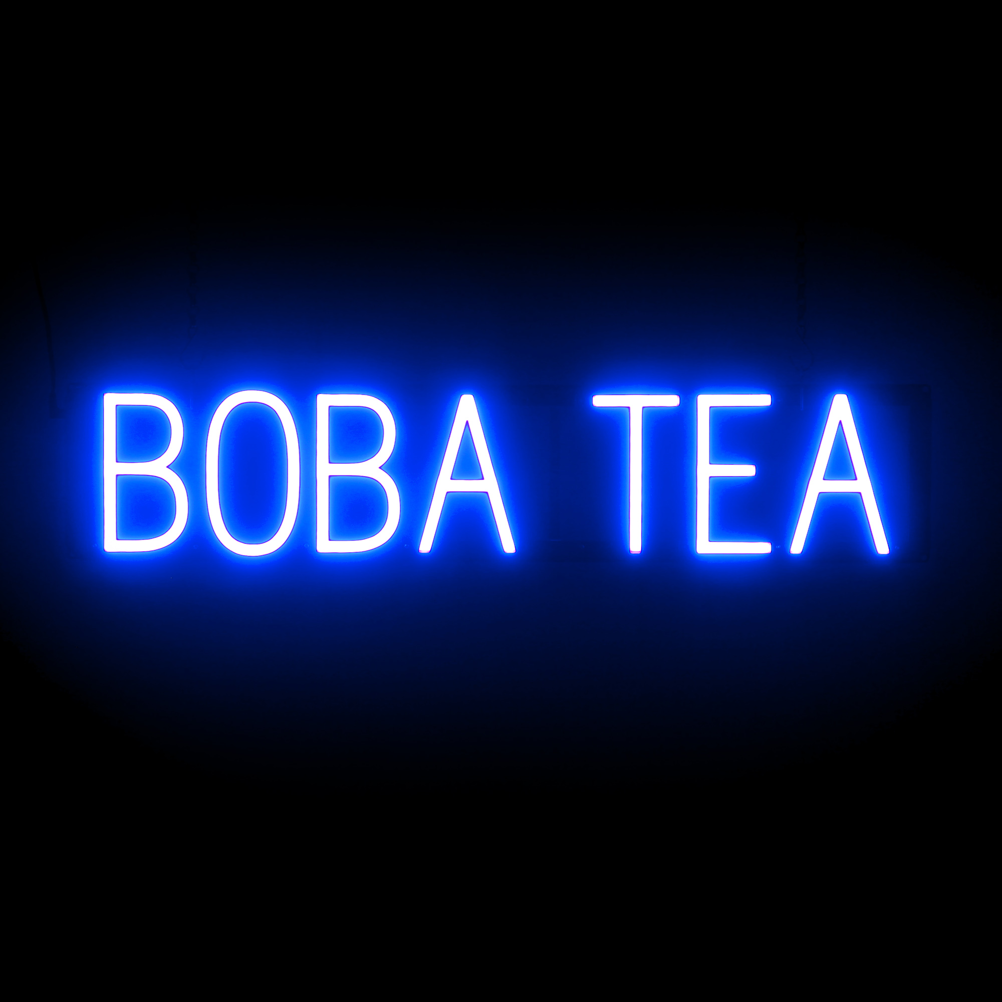 SpellBrite BOBA TEA Sign | Neon Boba Tea Sign Look, LED Light | 30.2" x 6.3" - Picture 10 of 11