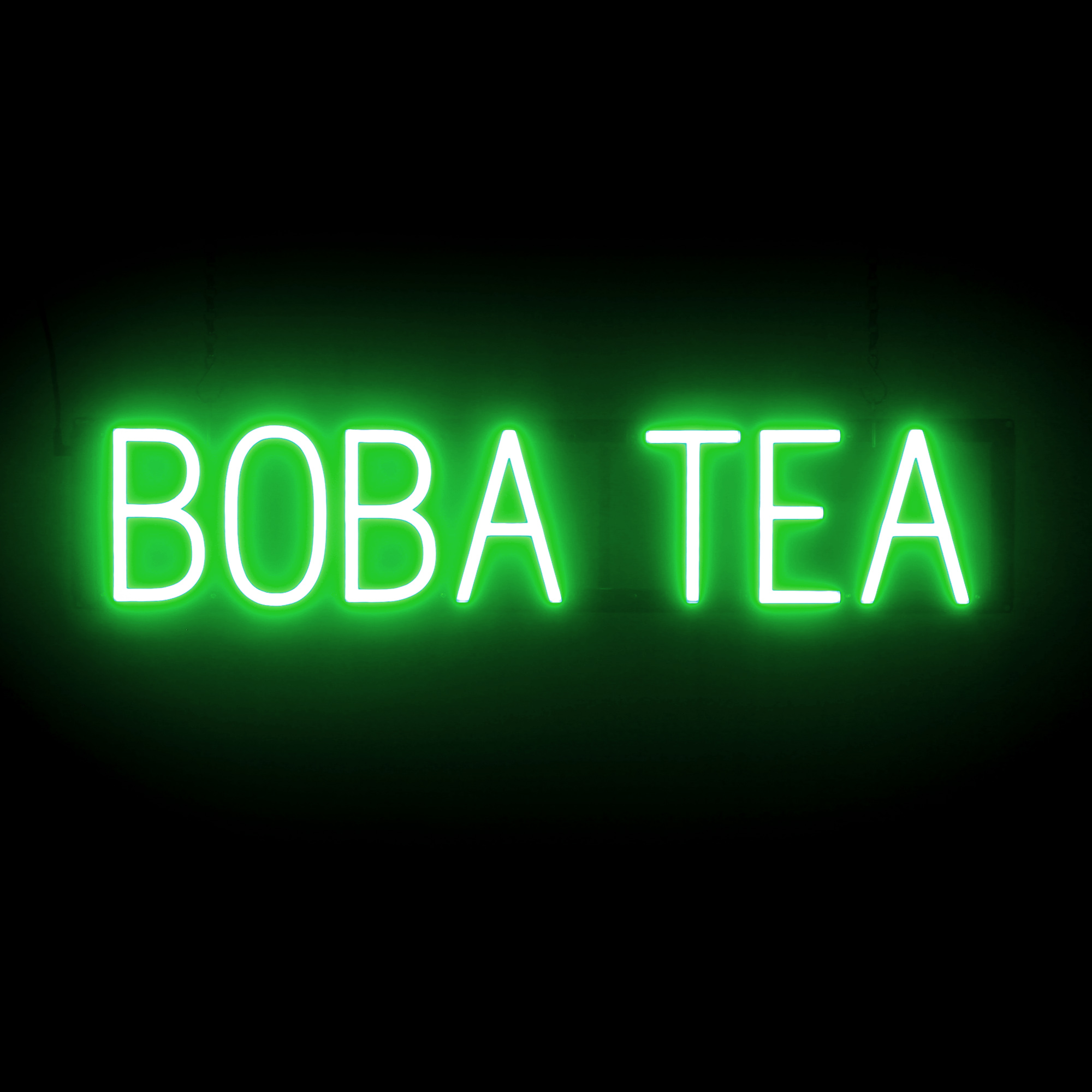 SpellBrite BOBA TEA Sign | Neon Boba Tea Sign Look, LED Light | 30.2" x 6.3" - Picture 11 of 11