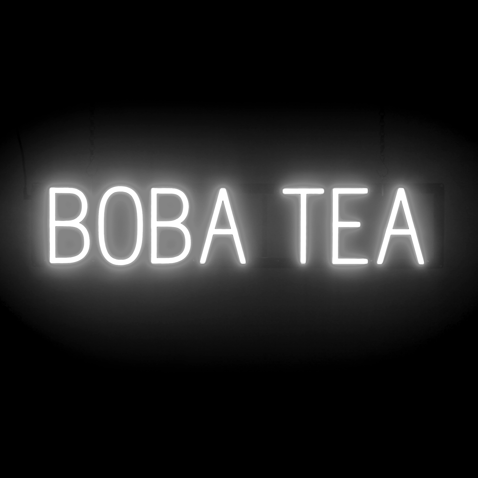SpellBrite BOBA TEA Sign | Neon Boba Tea Sign Look, LED Light | 30.2" x 6.3" - Picture 9 of 11