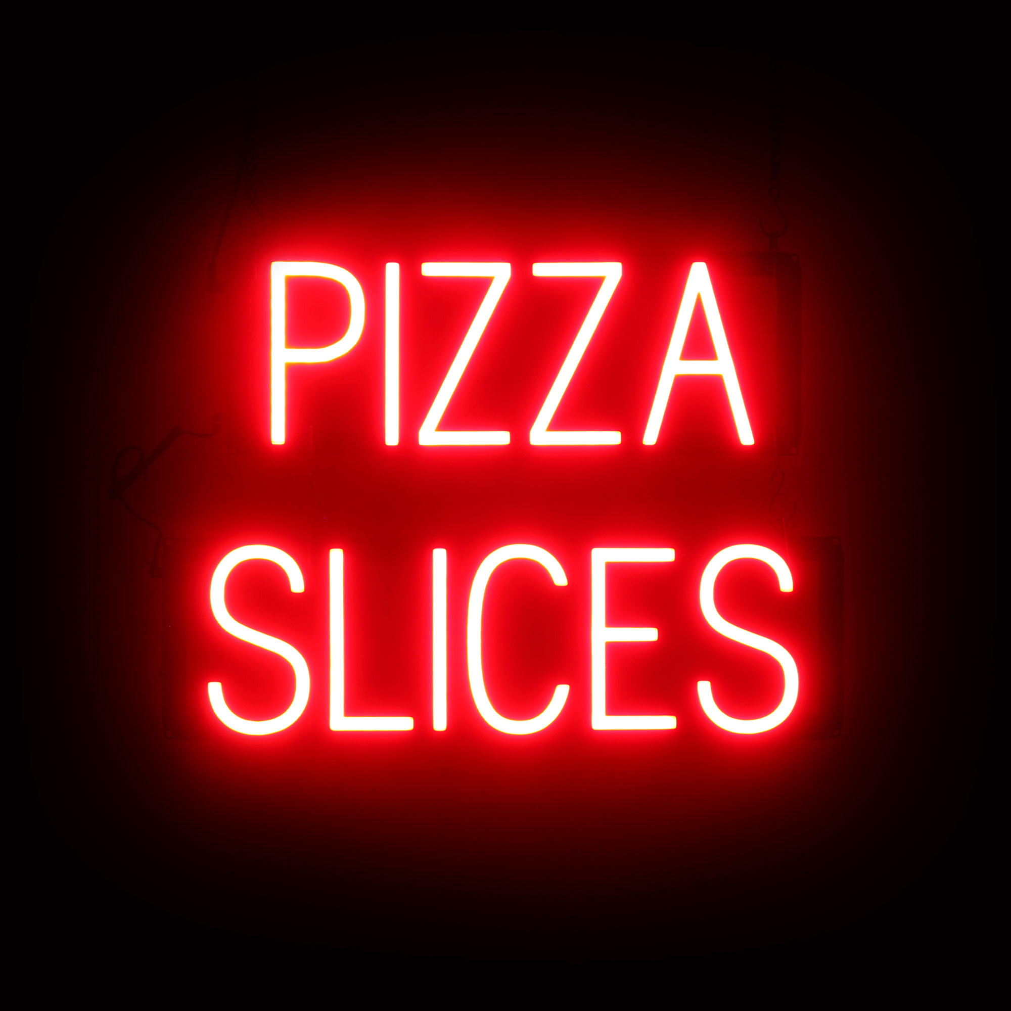 SpellBrite PIZZA SLICES Sign | Neon Sign Look, LED Light | 20.8″ x 15.0″