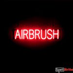 AIRBRUSH LED signage that is an alternative to illuminated neon signs for your salon
