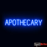 APOTHECARY Letrero, con luces LED que parecen de neón APOTHECARY Letreros
